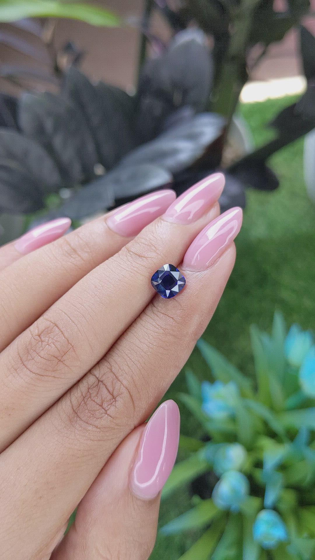 1.40 Ct. Blue Sapphire from Tanzania Size Video
