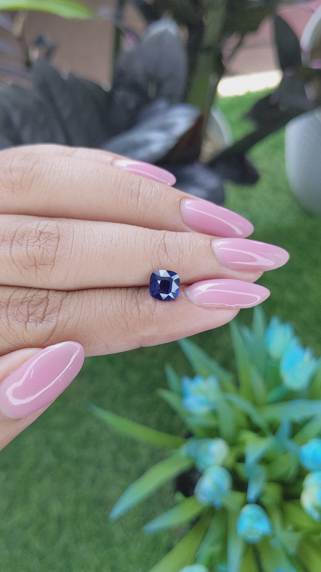1.40 Ct. Blue Sapphire from Tanzania Size Video