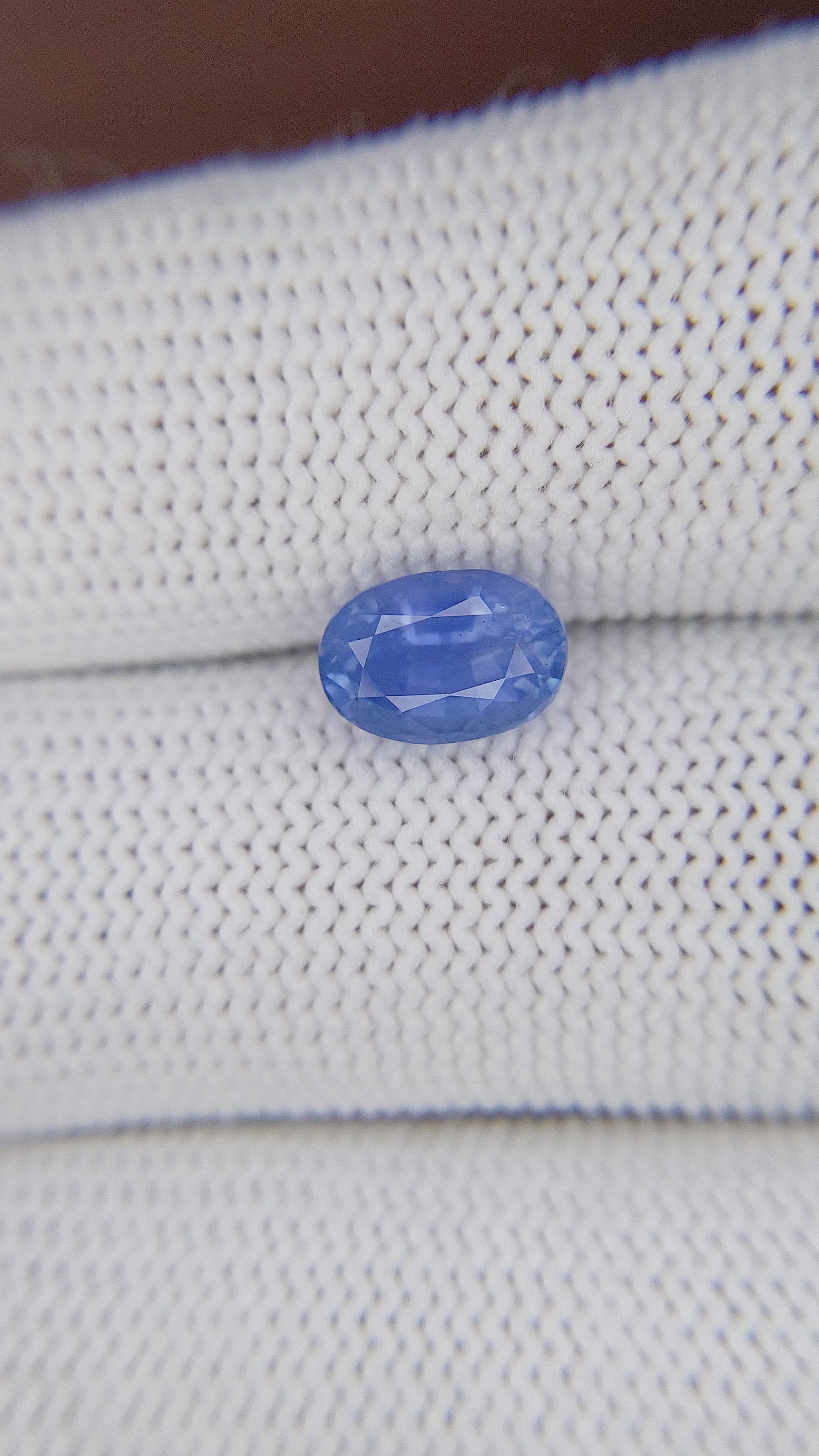 2.57 Ct. Blue Sapphire from Tanzania Size Video