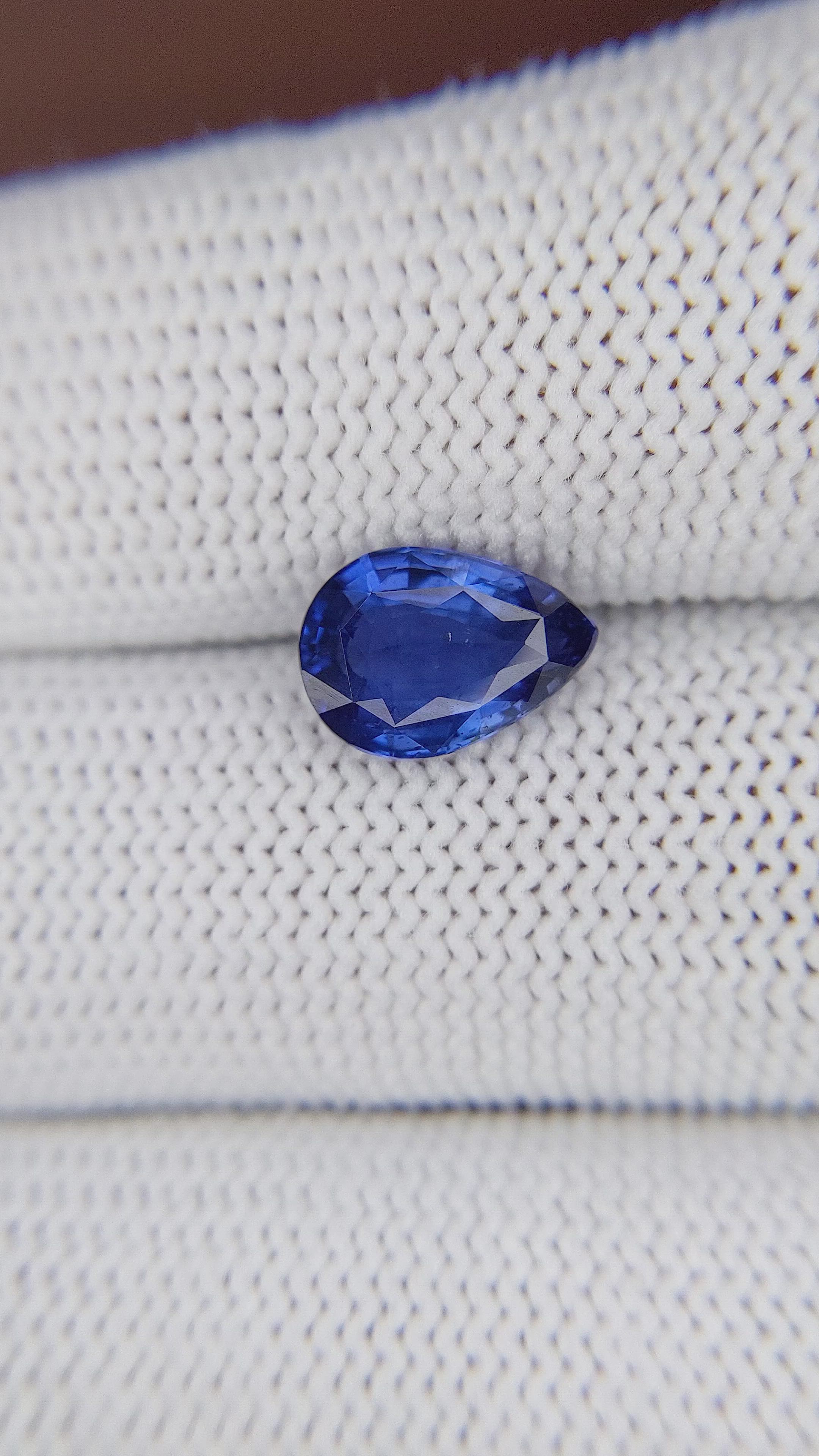 2.70 Ct. Blue Sapphire from Tanzania Size Video