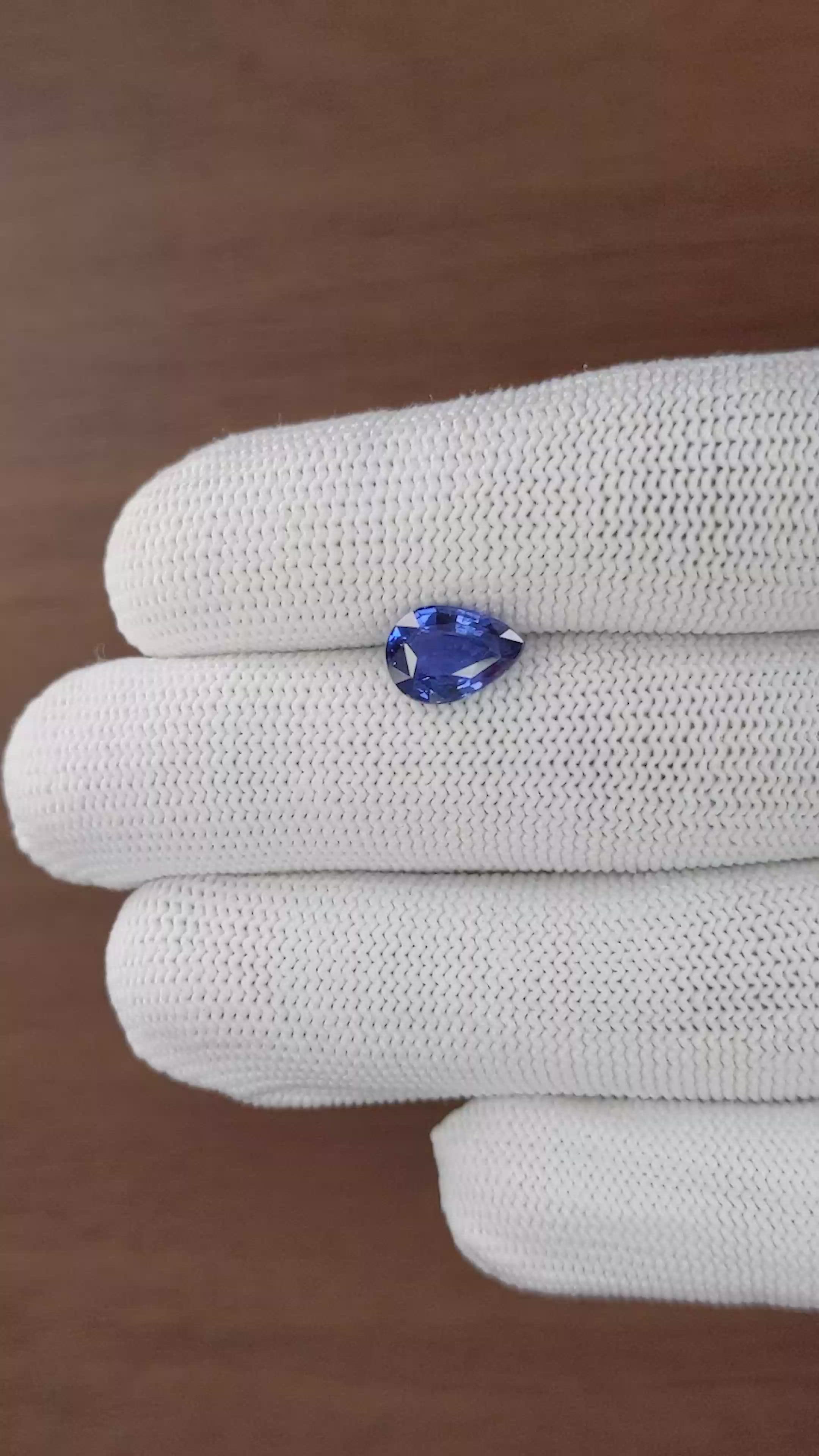 2.70 Ct. Blue Sapphire from Tanzania Size Video
