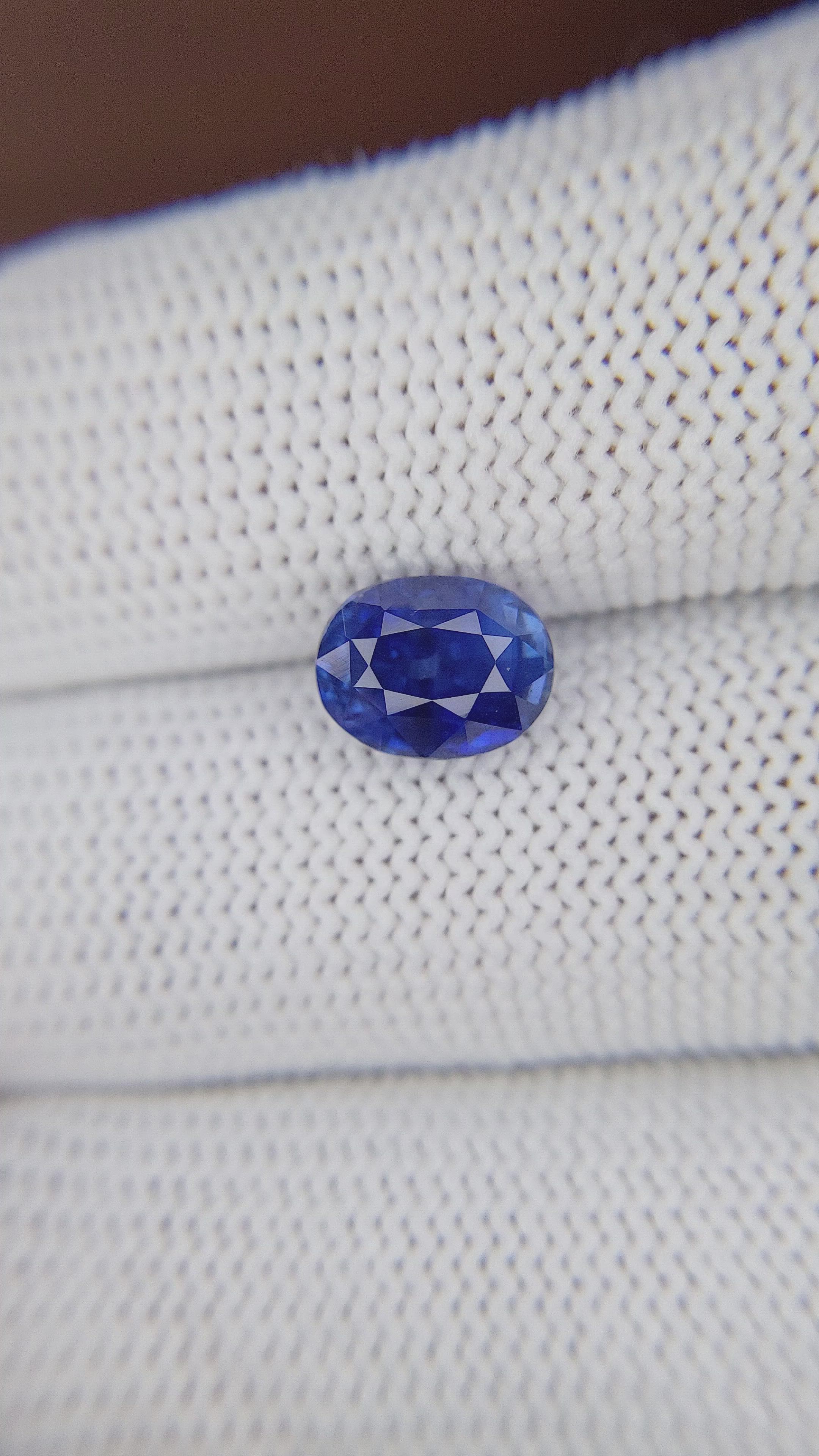 3.06 Ct. Blue Sapphire from Tanzania Size Video