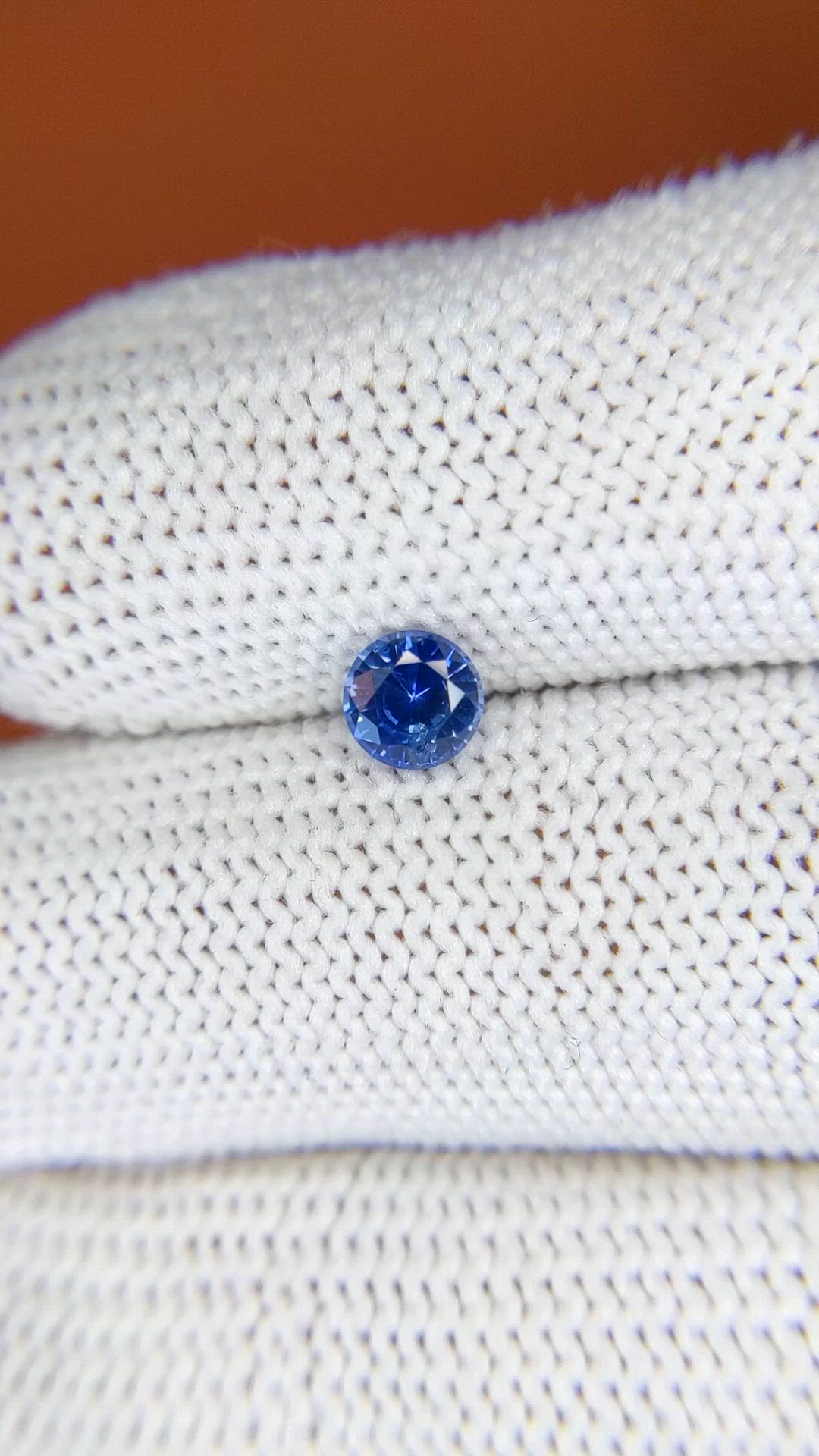 0.59 Ct. Blue Sapphire from Ceylon (Sri Lanka) Size Video