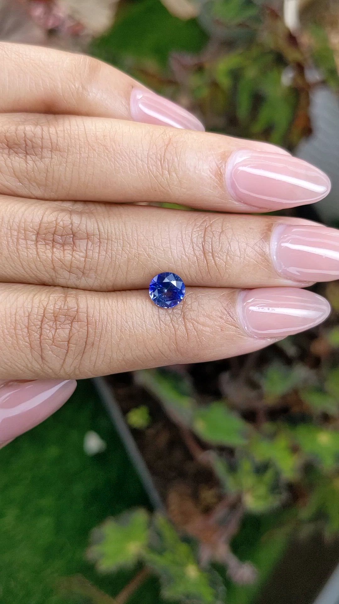 1.36 Ct. Blue Sapphire from Ceylon (Sri Lanka) Size Video