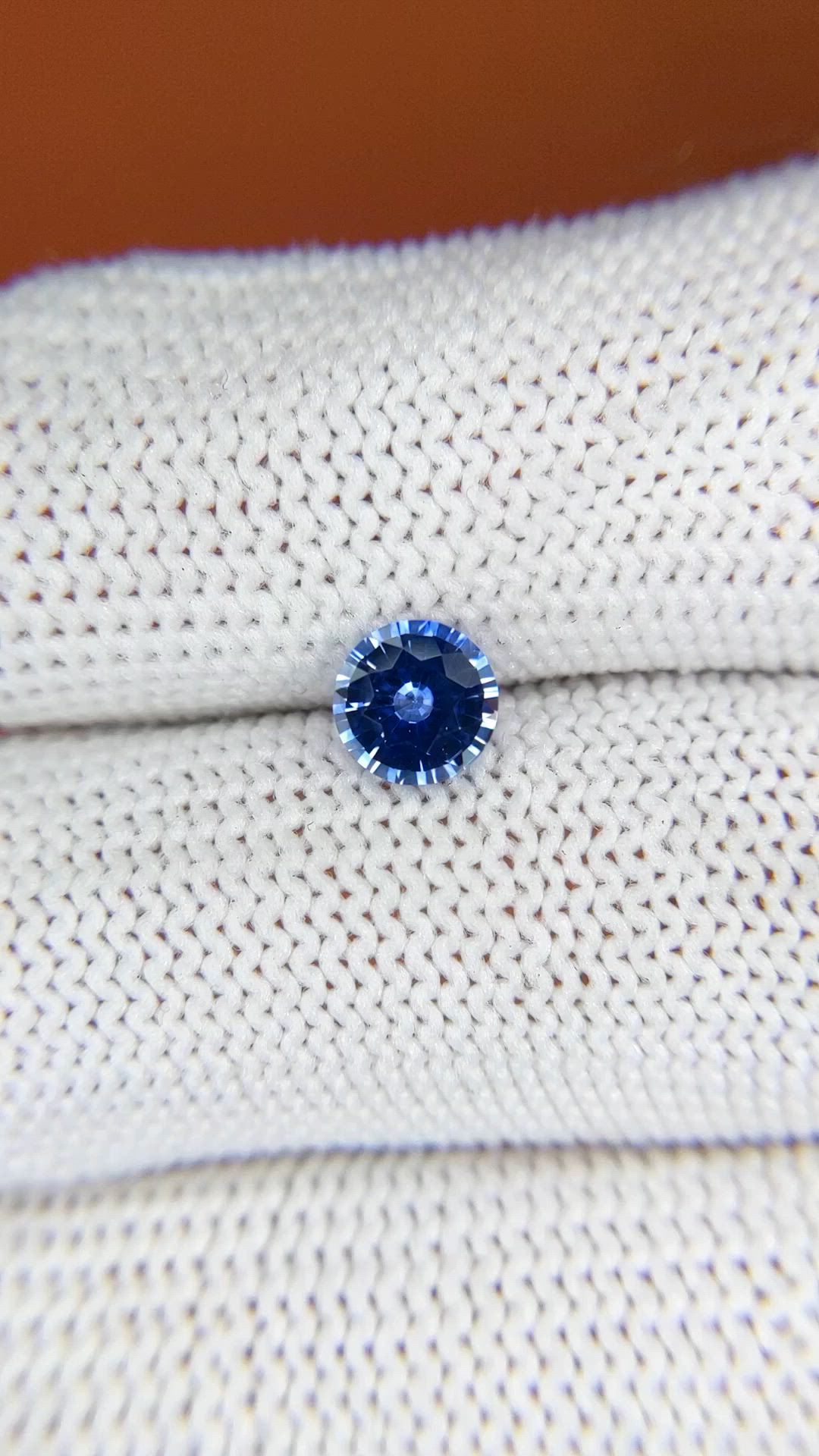 0.87 Ct. Blue Sapphire from Ceylon (Sri Lanka) Size Video