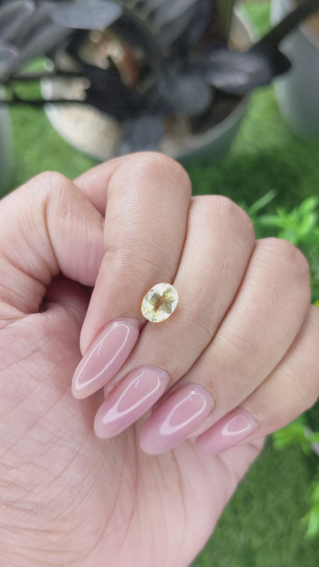 1.61 Ct. Yellow Sapphire from Tanzania Size Video