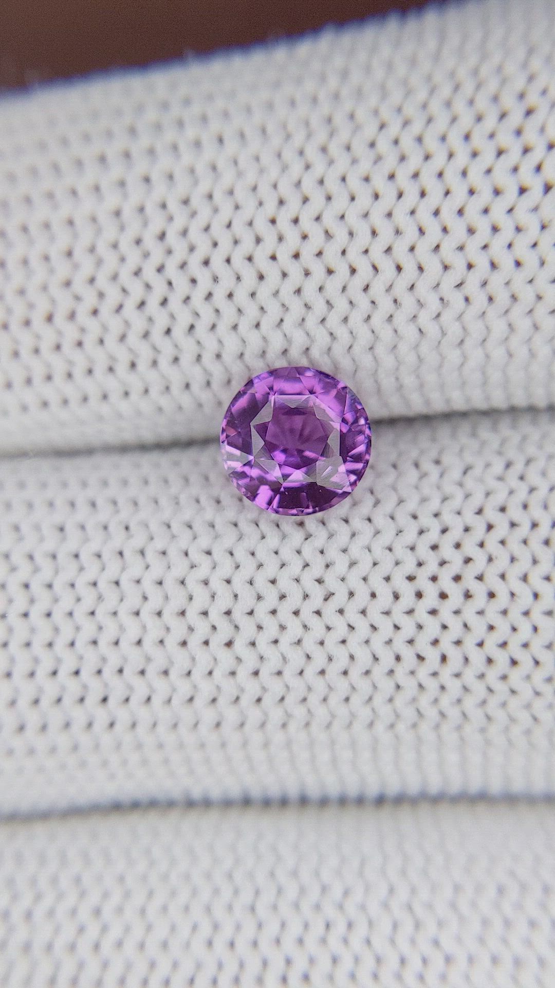 1.57 Ct. Purple Sapphire from Ceylon (Sri Lanka) Size Video