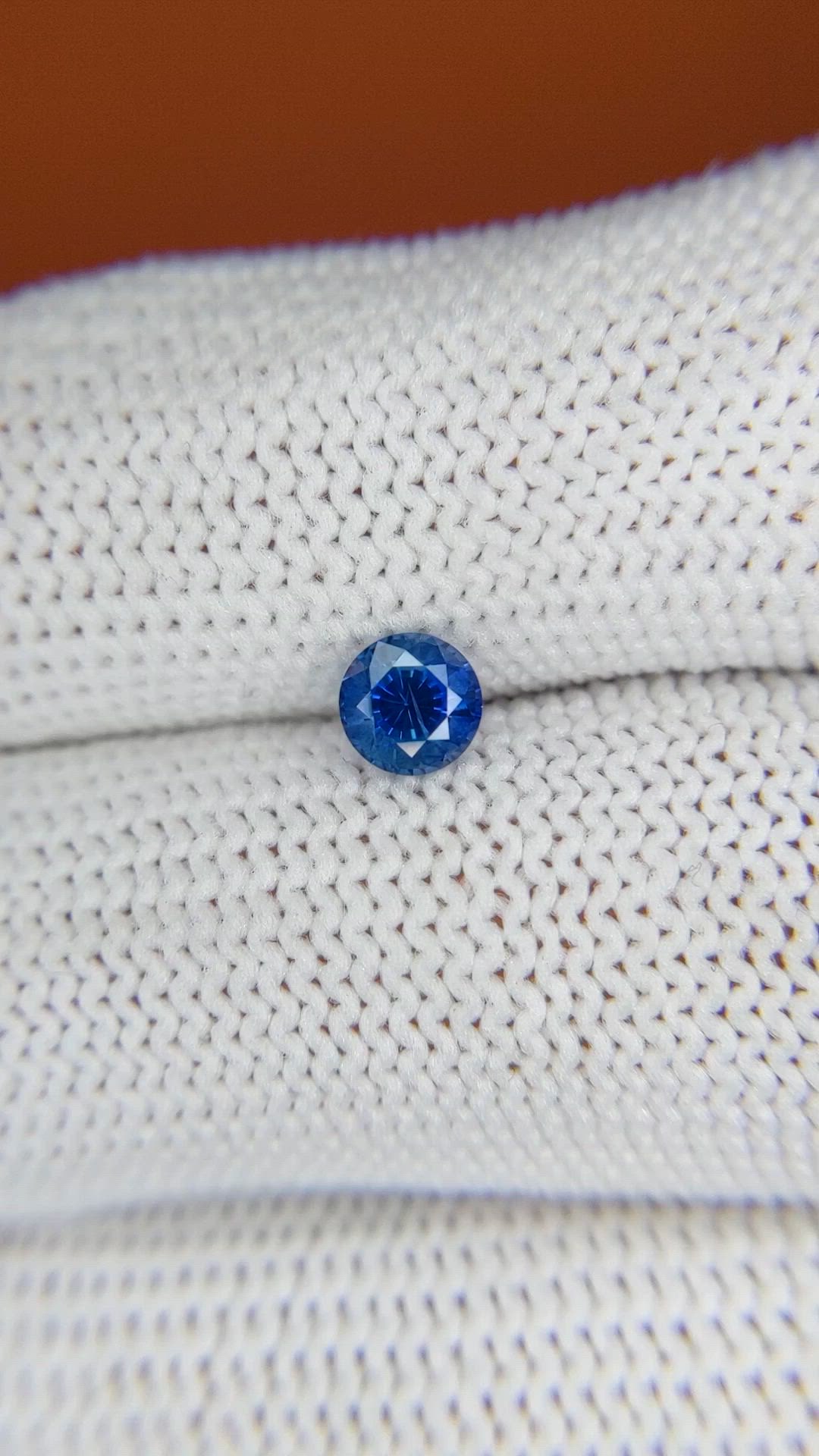 0.62 Ct. Blue Sapphire from Ceylon (Sri Lanka) Size Video