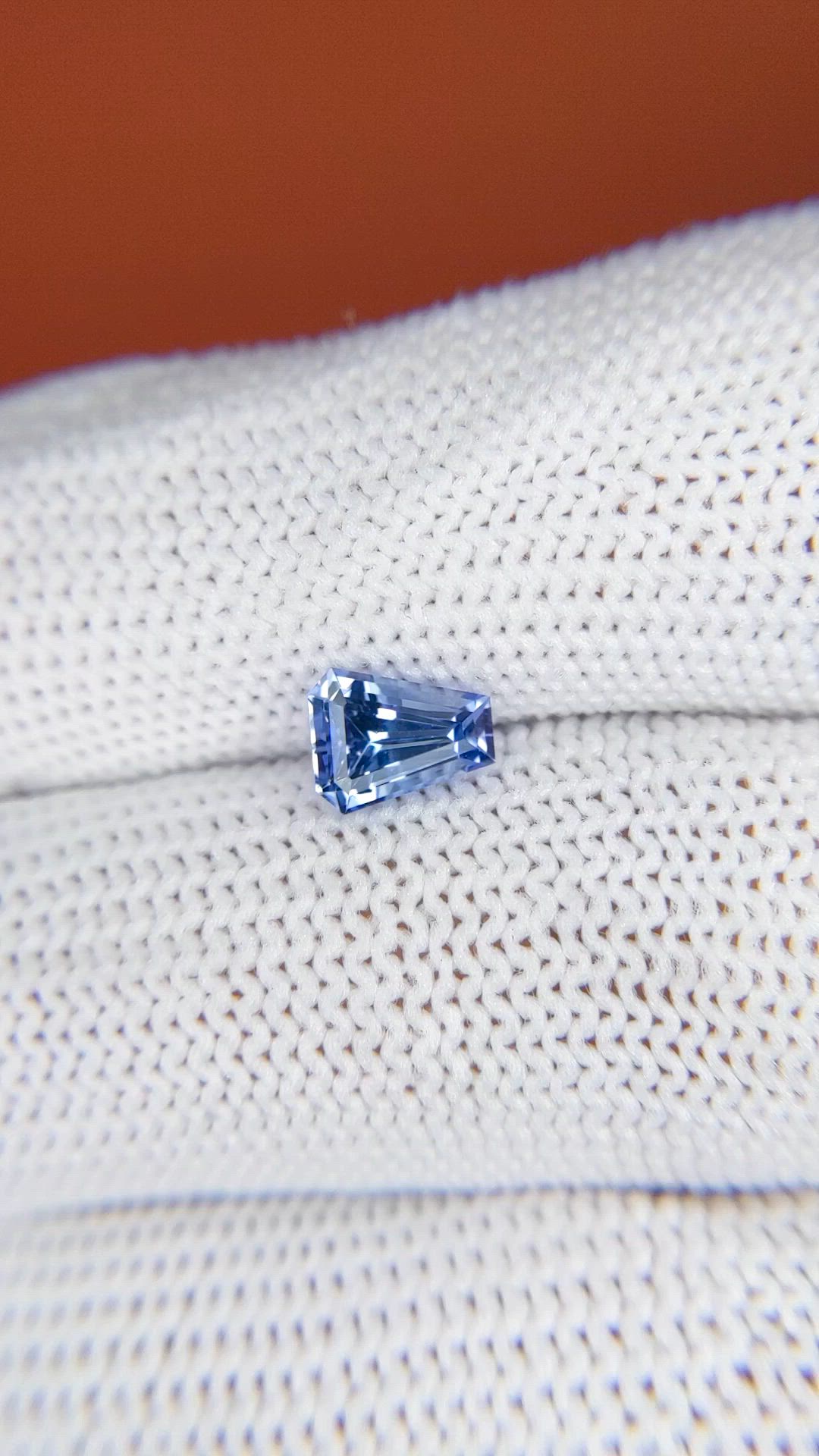 1.09 Ct. Blue Sapphire from Ceylon (Sri Lanka) Size Video