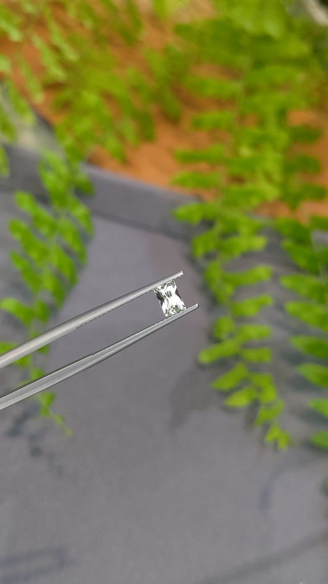 0.55 Ct. Yellowish Green Sapphire from Madagascar Size Video