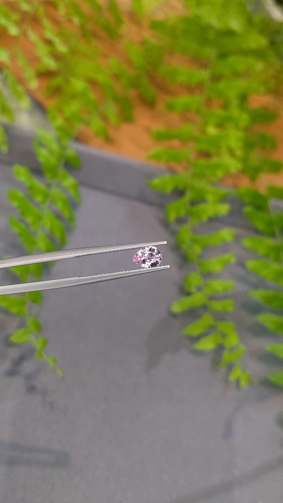 0.80 Ct. Pink Sapphire from Ceylon (Sri Lanka) Size Video