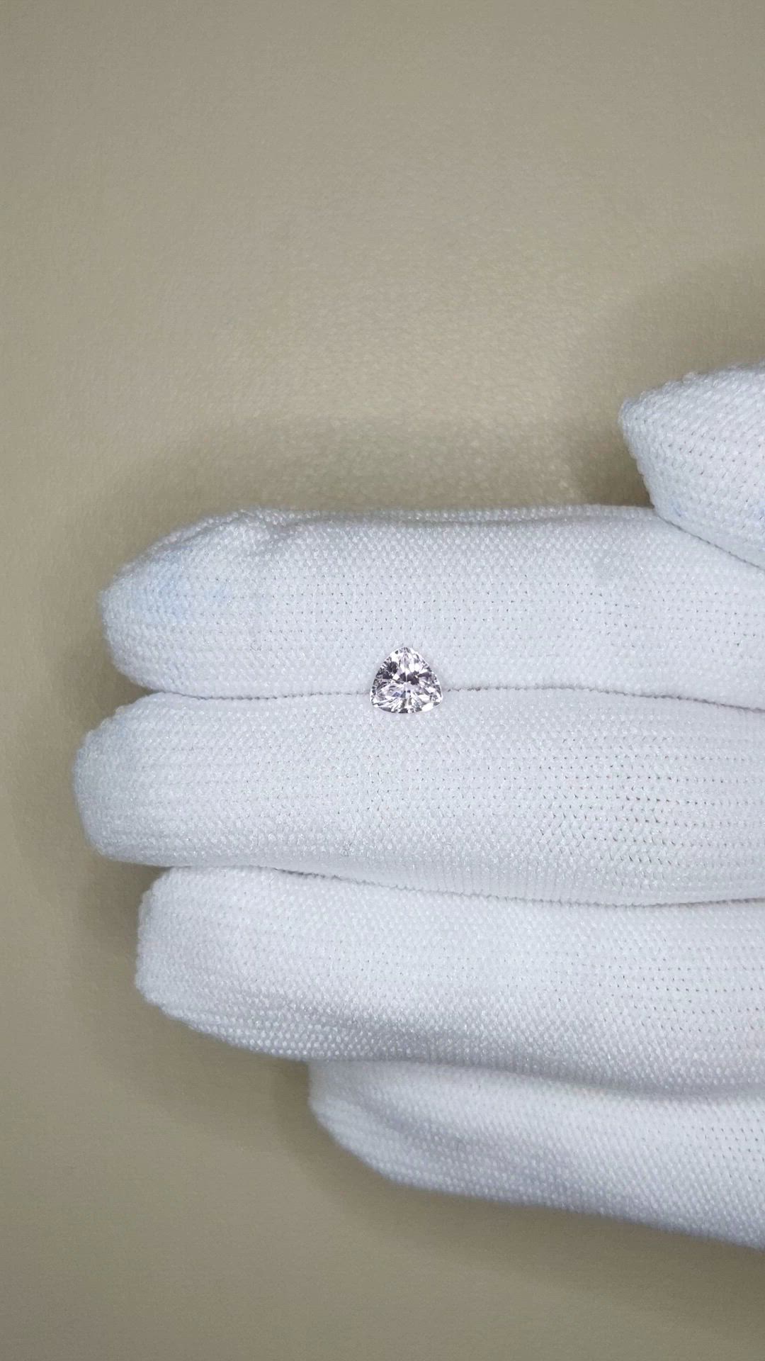 0.75 Ct. Pink Sapphire from Ceylon (Sri Lanka) Size Video
