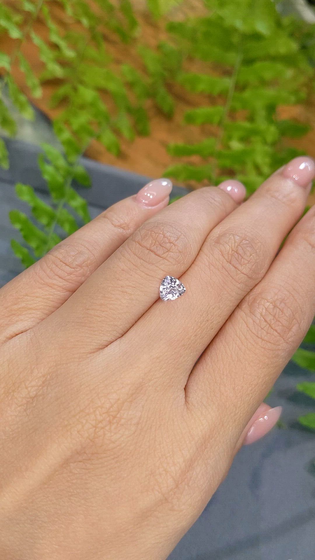 0.75 Ct. Pink Sapphire from Ceylon (Sri Lanka) Size Video