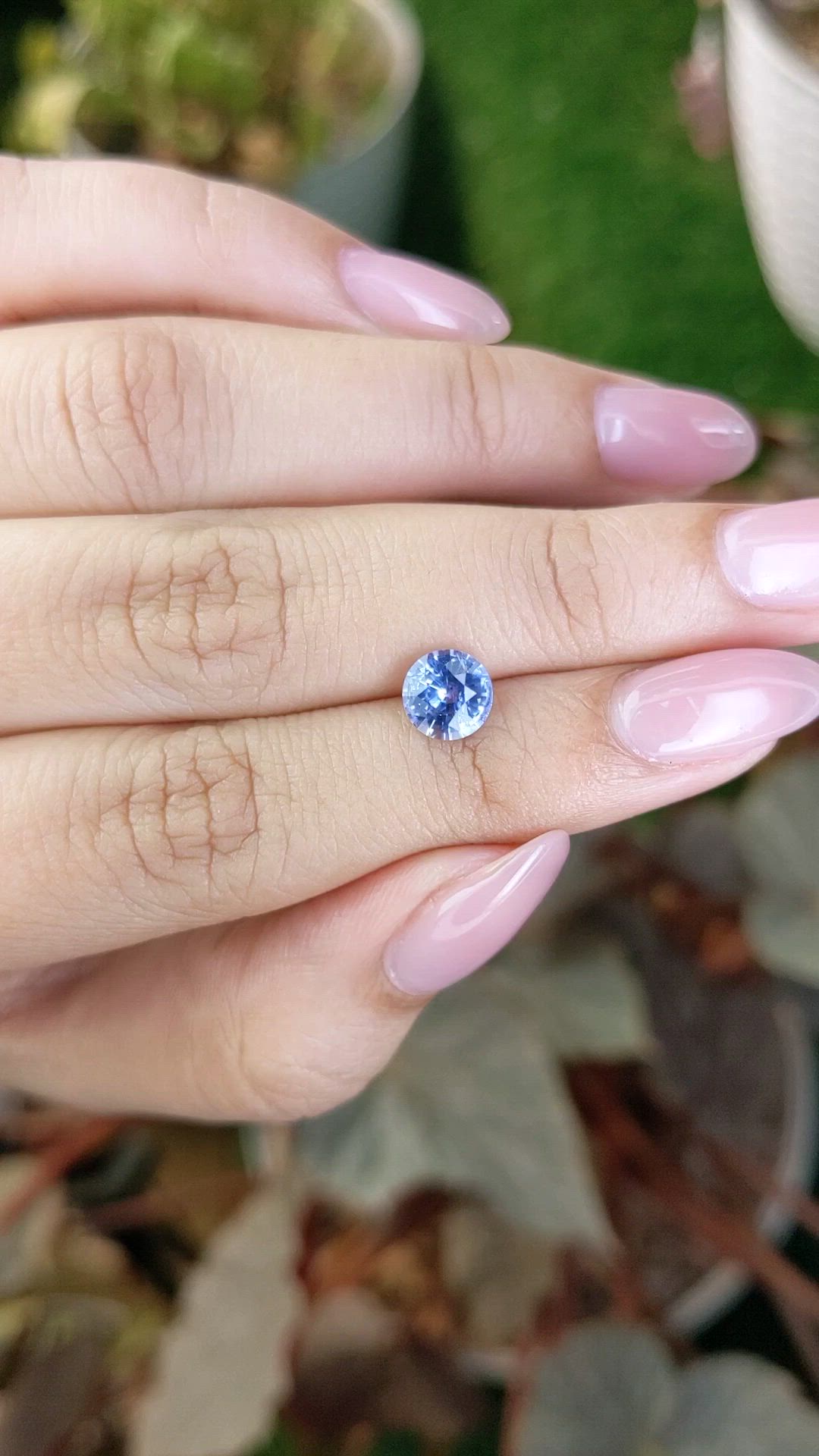 1.42 Ct. Blue Sapphire from Ceylon (Sri Lanka) Size Video