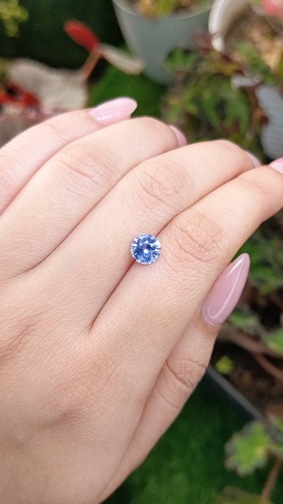 1.42 Ct. Blue Sapphire from Ceylon (Sri Lanka) Size Video