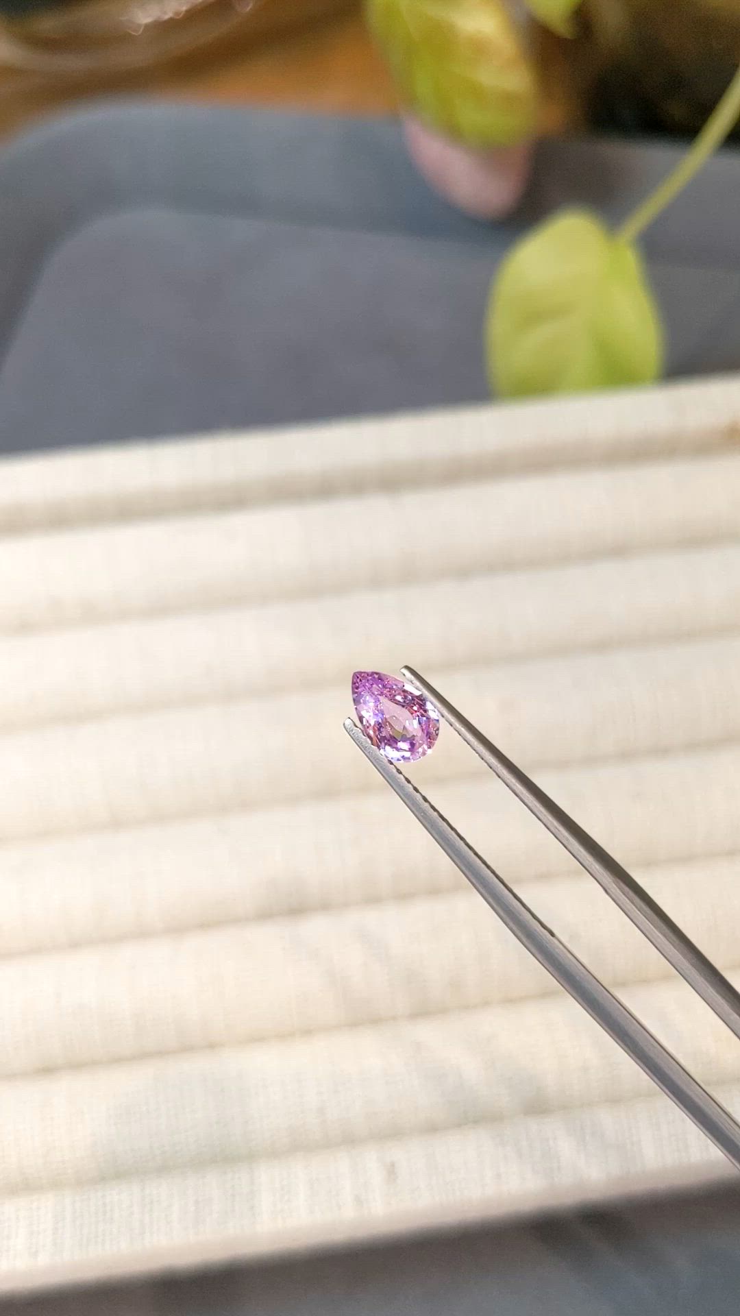 0.85 Ct. Pink Sapphire from Ceylon (Sri Lanka) Size Video