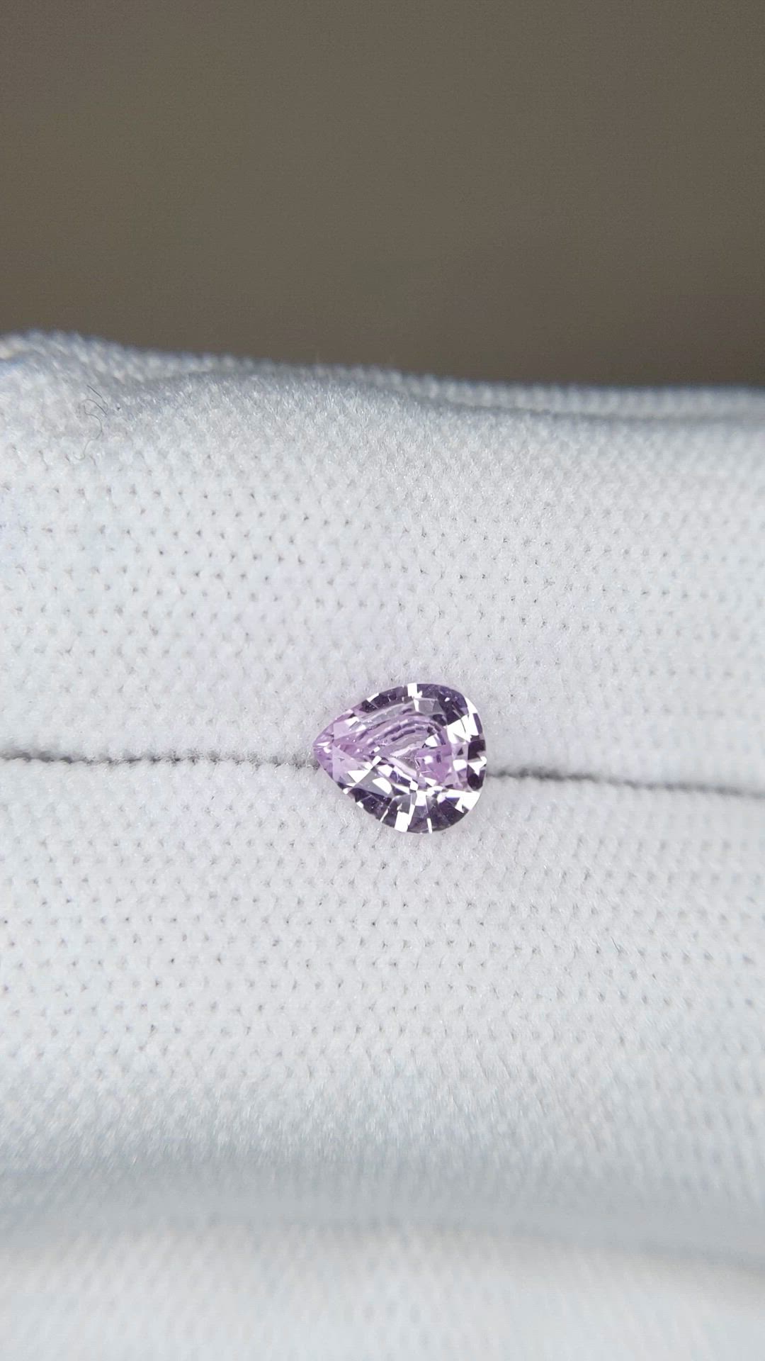 0.75 Ct. Purplish Pink Sapphire from Ceylon (Sri Lanka) Size Video