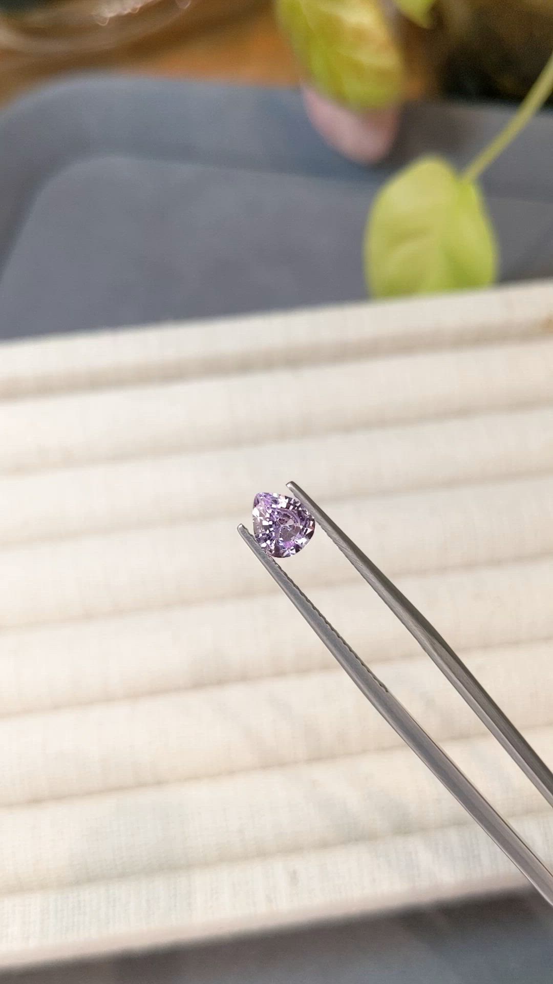 0.75 Ct. Purplish Pink Sapphire from Ceylon (Sri Lanka) Size Video