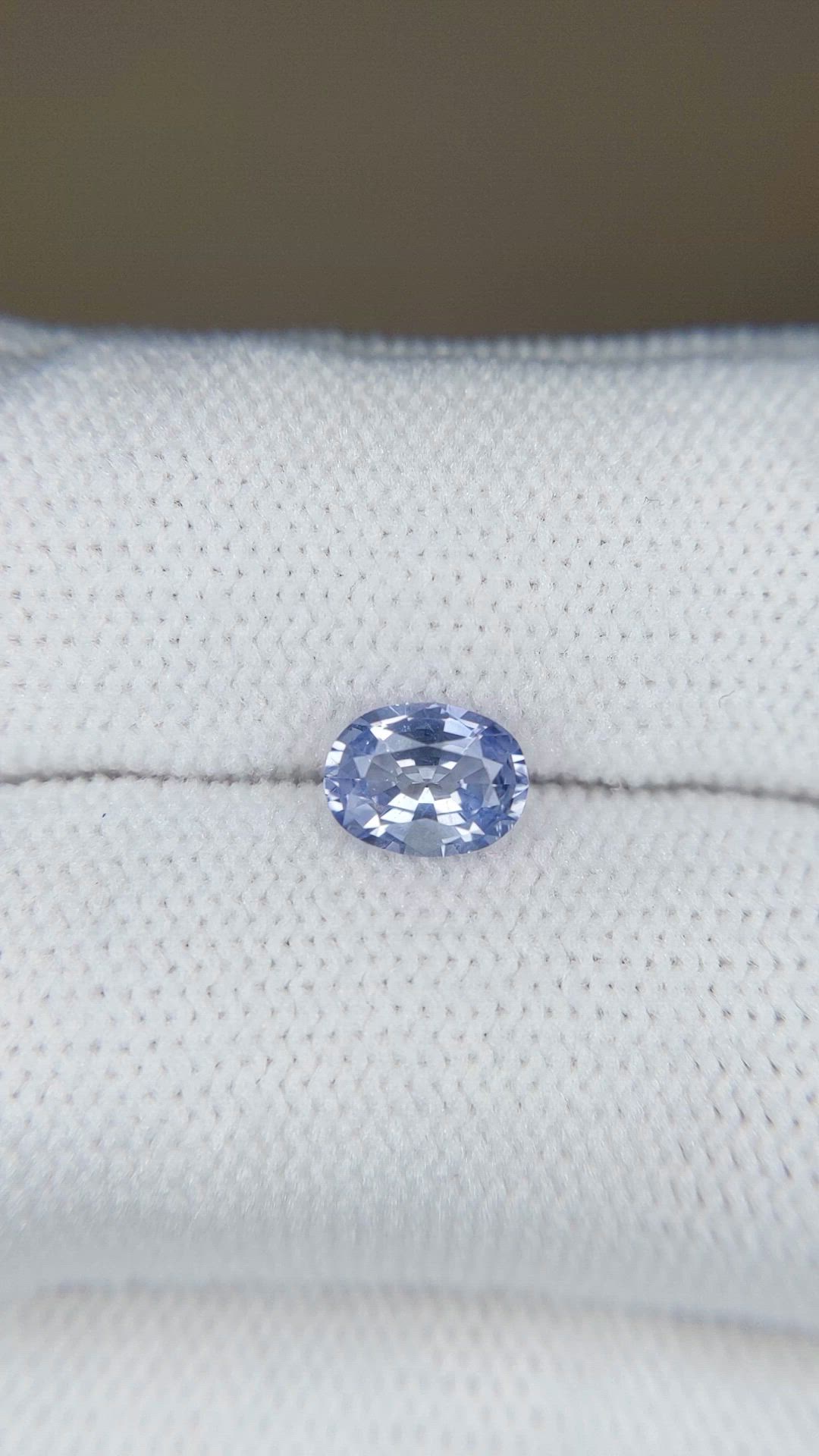 0.76 Ct. Blue Sapphire from Ceylon (Sri Lanka) Size Video