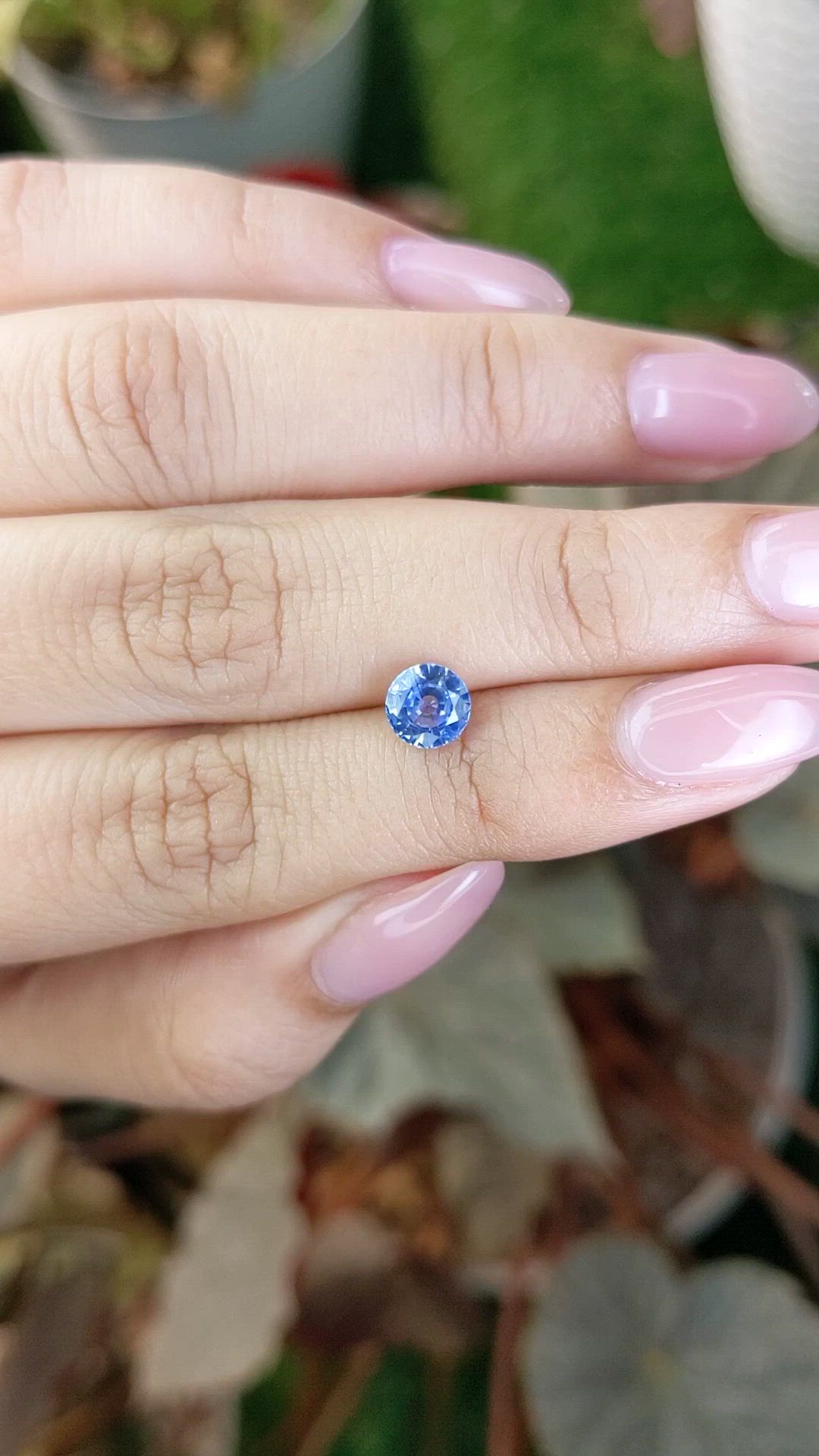 1.18 Ct. Blue Sapphire from Ceylon (Sri Lanka) Size Video