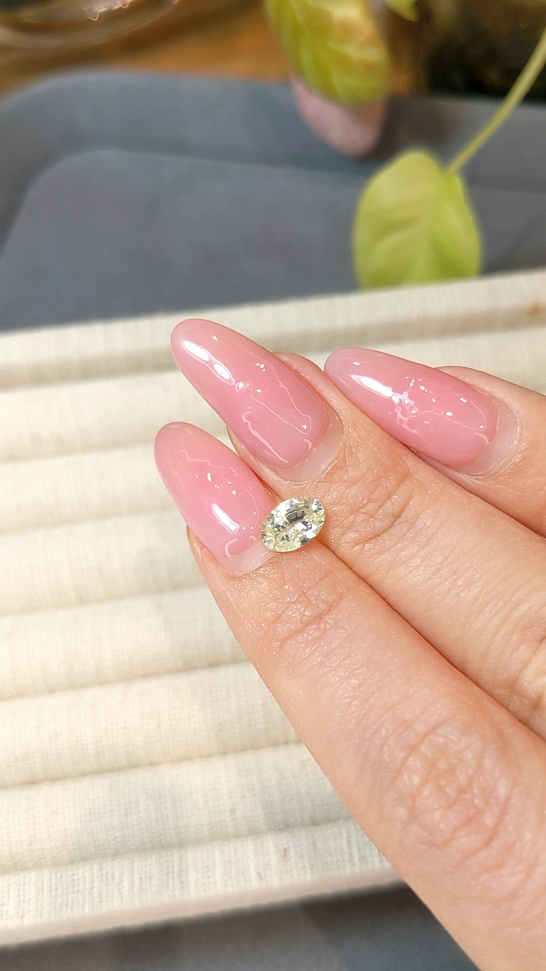 0.95 Ct. Yellow Sapphire from Ceylon (Sri Lanka) Size Video