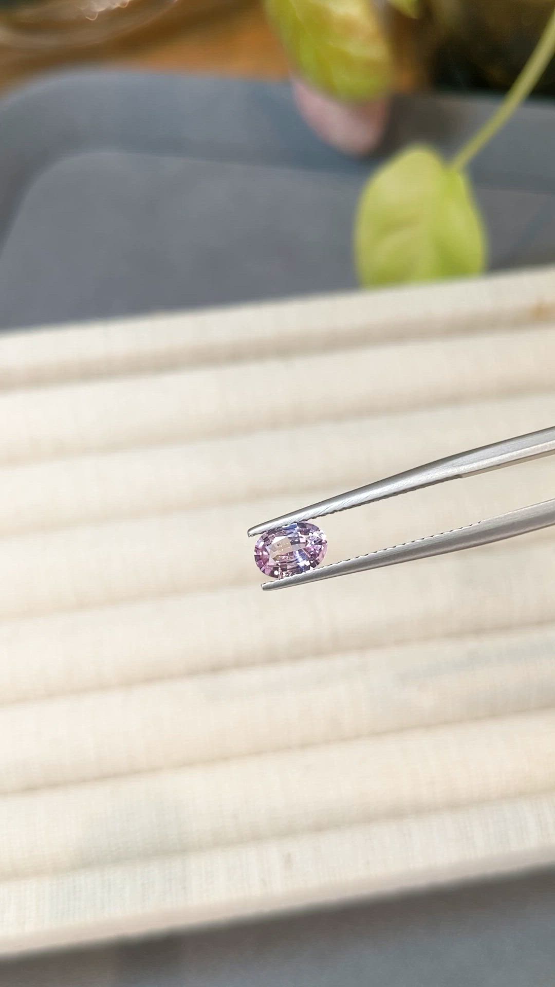 0.70 Ct. Pink Sapphire from Ceylon (Sri Lanka) Size Video