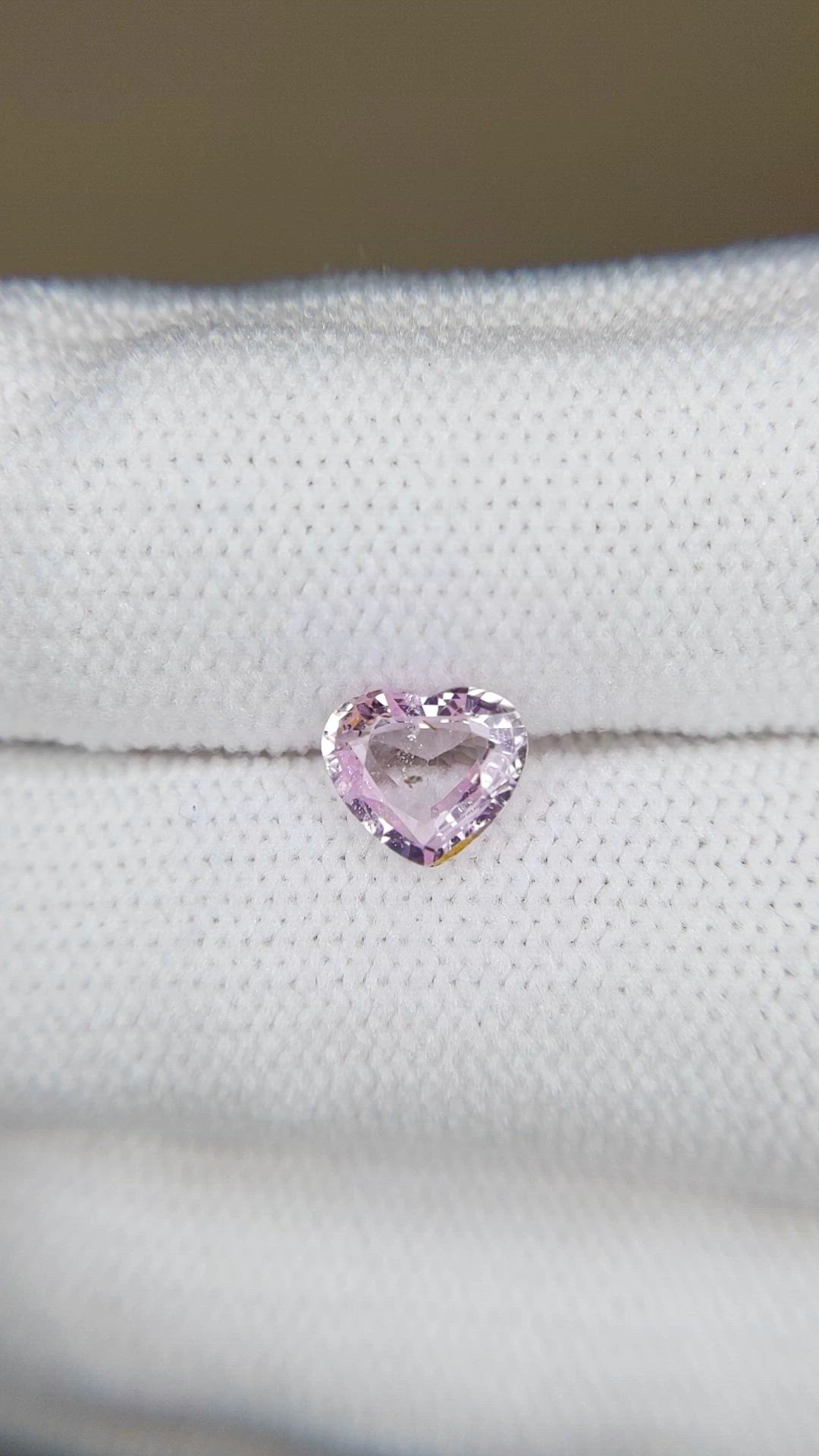 1.02 Ct. Pink Sapphire from Ceylon (Sri Lanka) Size Video