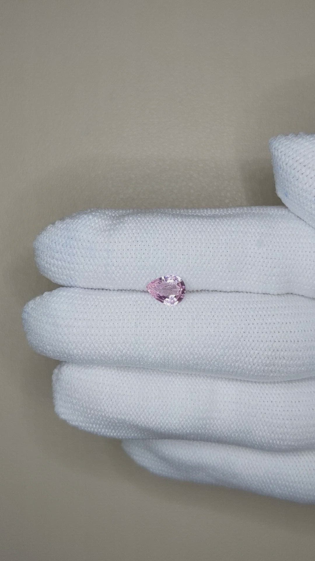 0.85 Ct. Pink Sapphire from Ceylon (Sri Lanka) Size Video