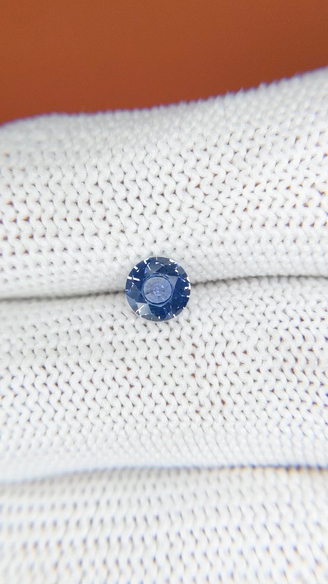 0.82 Ct. Blue Sapphire from Ceylon (Sri Lanka) Size Video