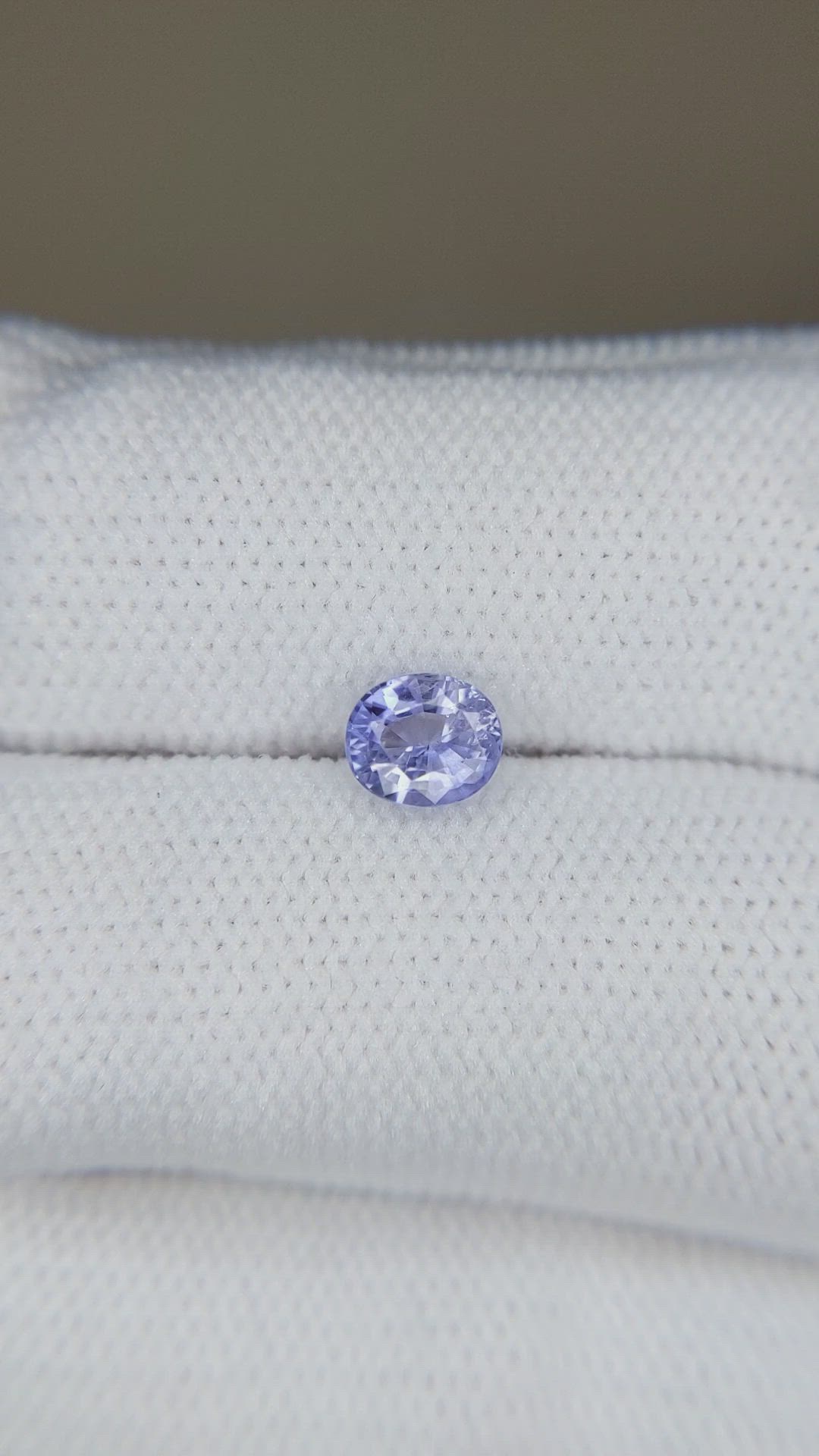 0.78 Ct. Blue Sapphire from Ceylon (Sri Lanka) Size Video