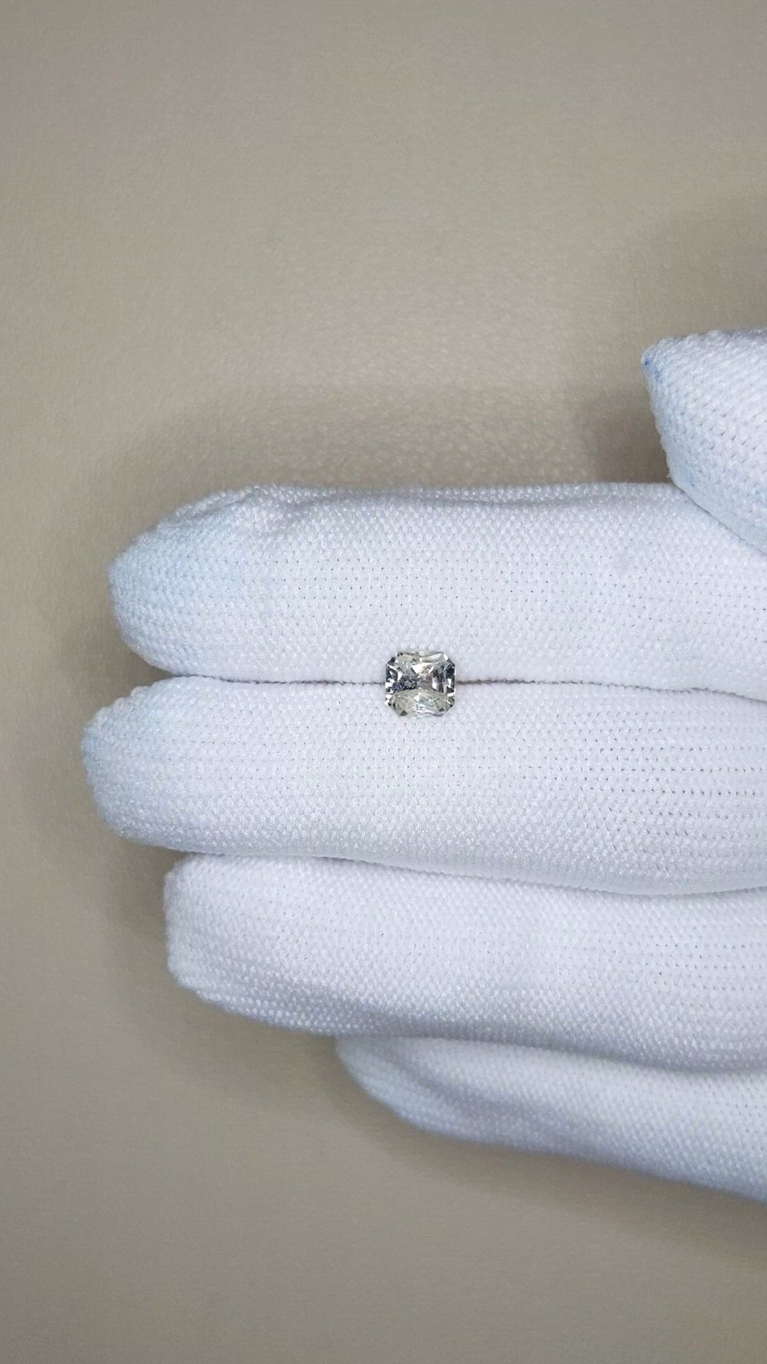 0.94 Ct. Yellow Sapphire from Ceylon (Sri Lanka) Size Video