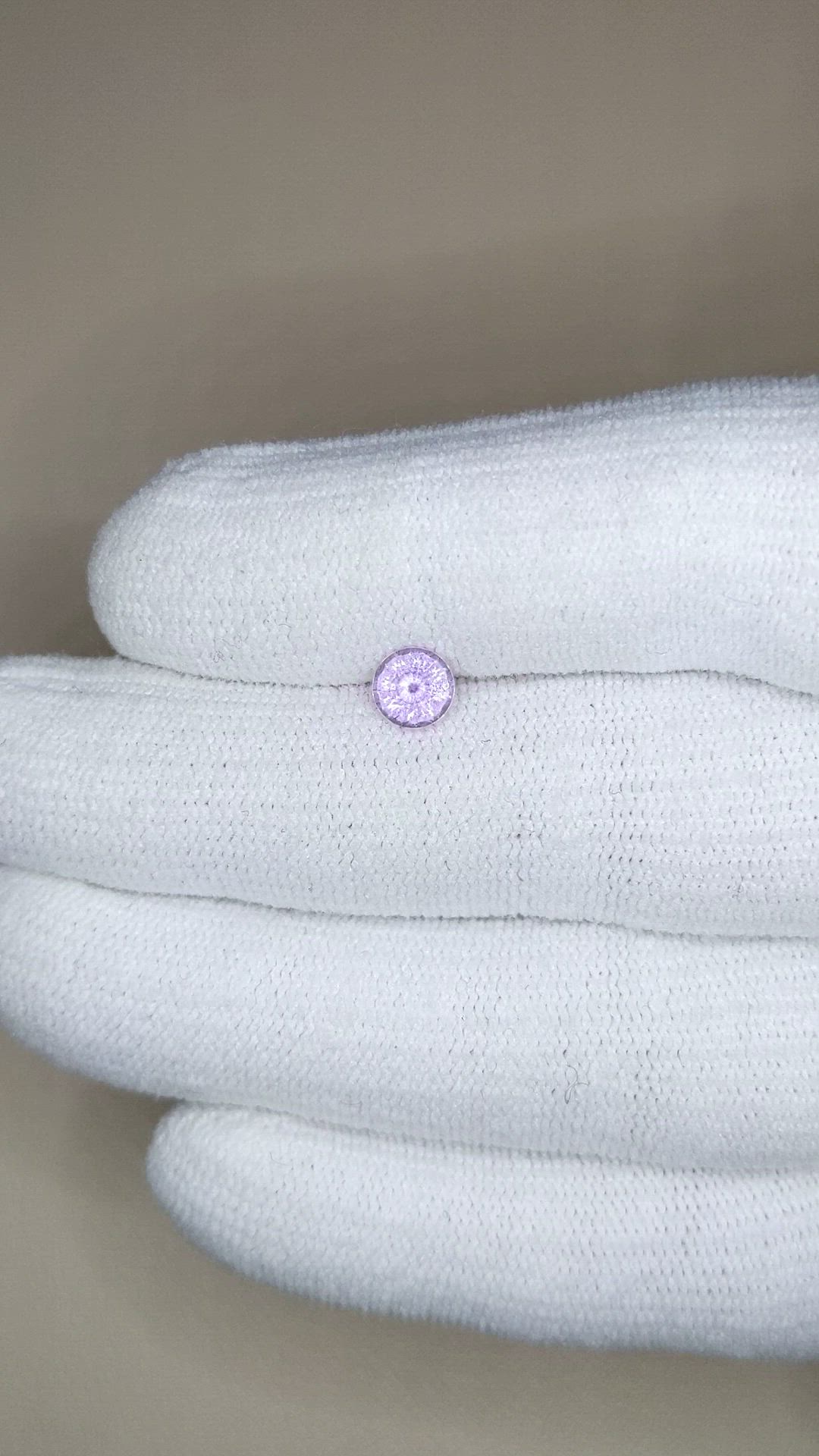 0.87 Ct. Purplish Pink Sapphire from Ceylon (Sri Lanka) Size Video