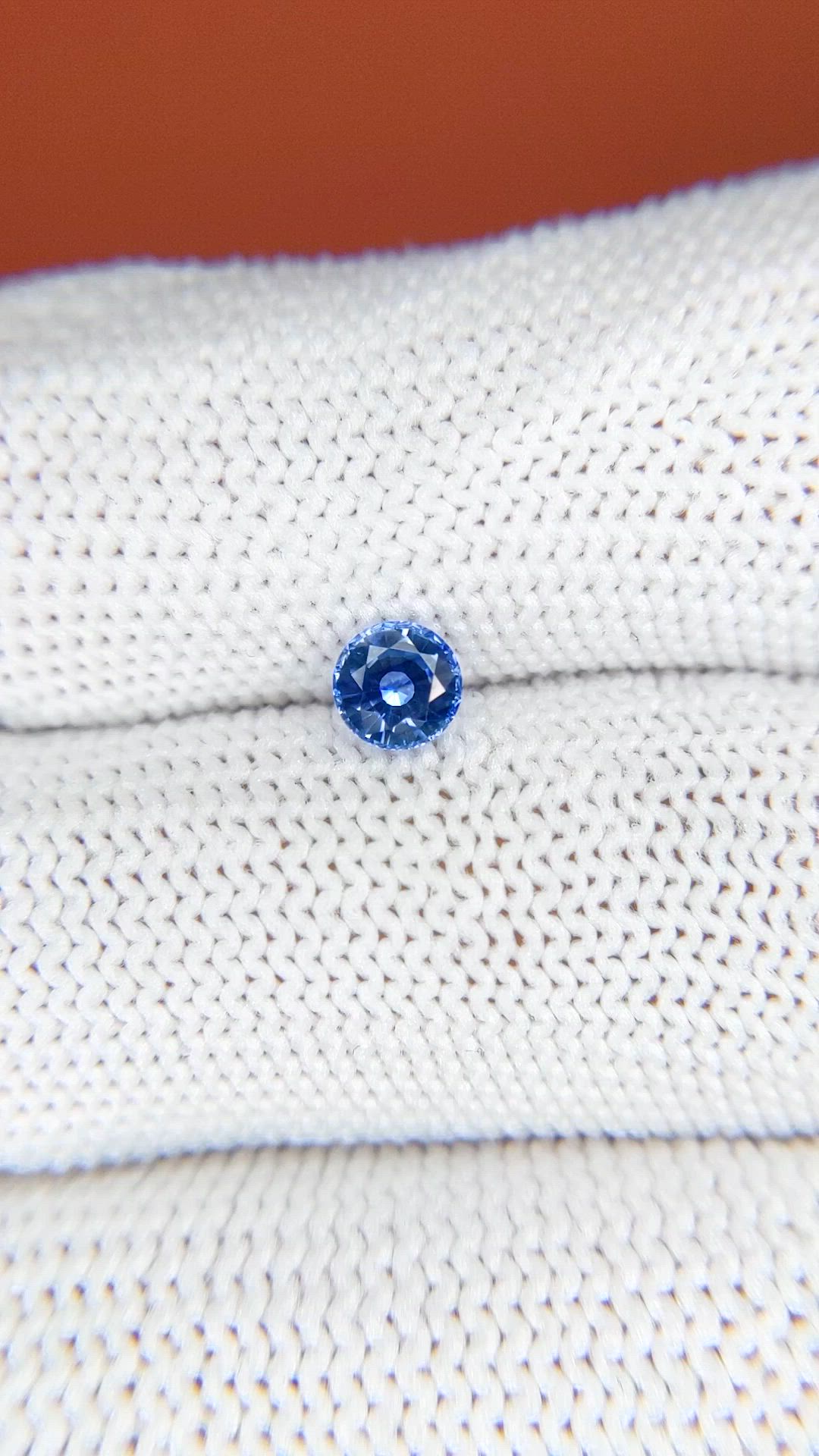 0.53 Ct. Blue Sapphire from Ceylon (Sri Lanka) Size Video