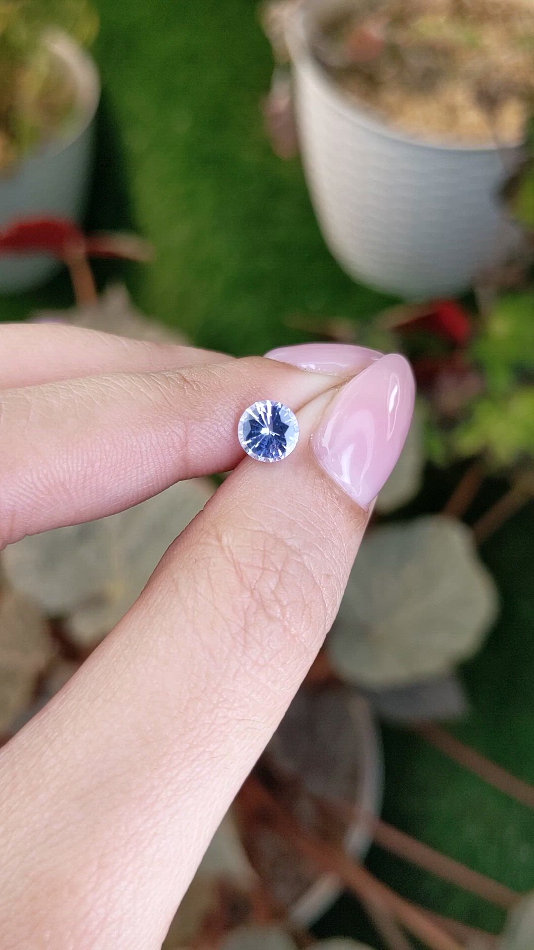 1.16 Ct. Blue Sapphire from Ceylon (Sri Lanka) Size Video