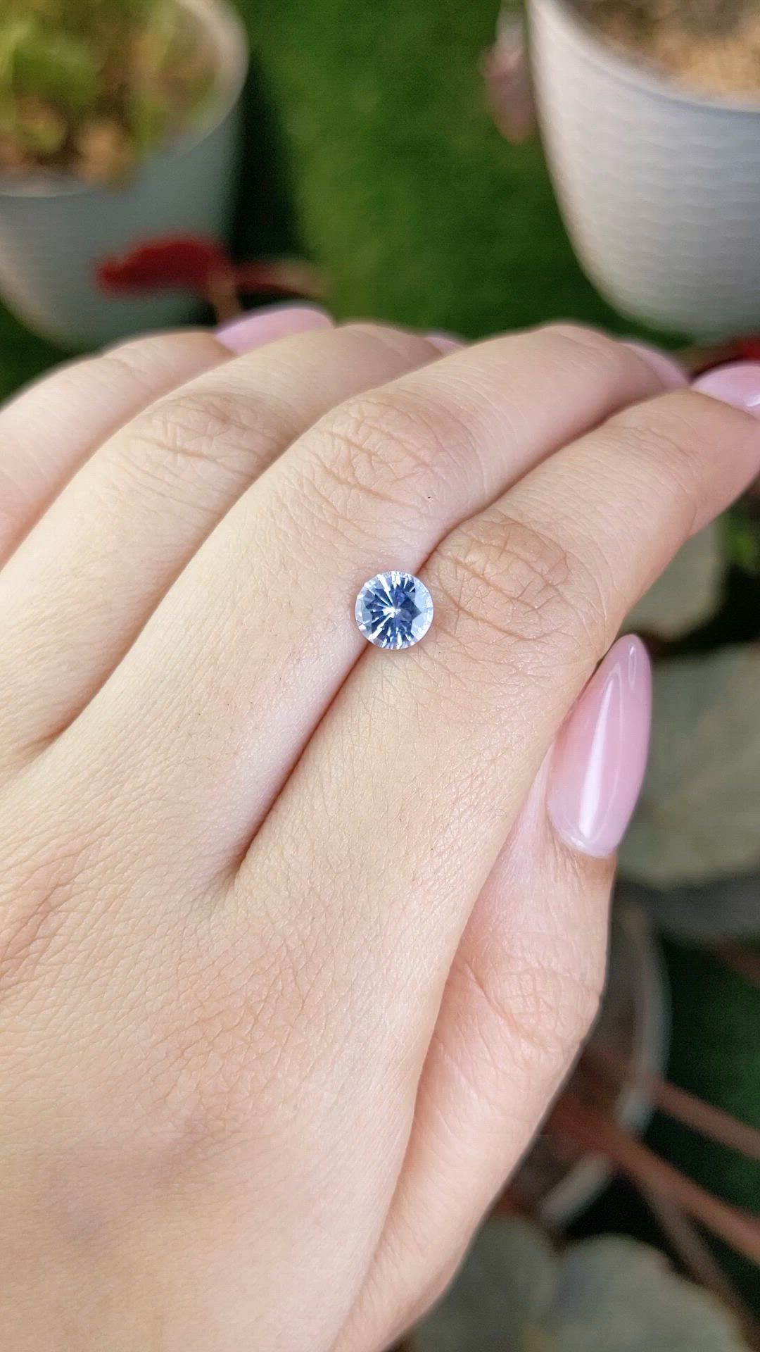 1.16 Ct. Blue Sapphire from Ceylon (Sri Lanka) Size Video