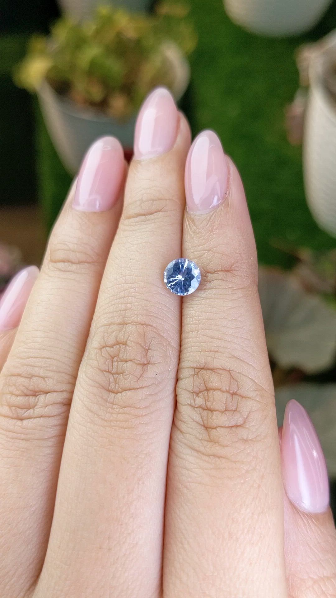 1.16 Ct. Blue Sapphire from Ceylon (Sri Lanka) Size Video