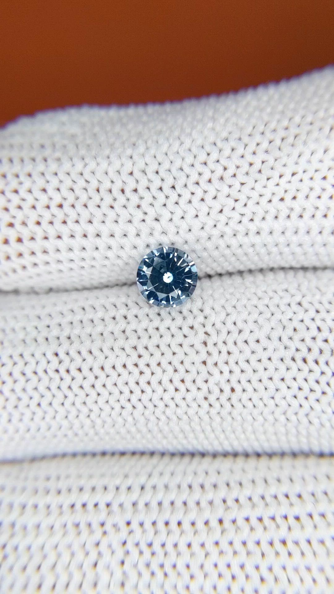 0.69 Ct. Blue Sapphire from Ceylon (Sri Lanka) Size Video