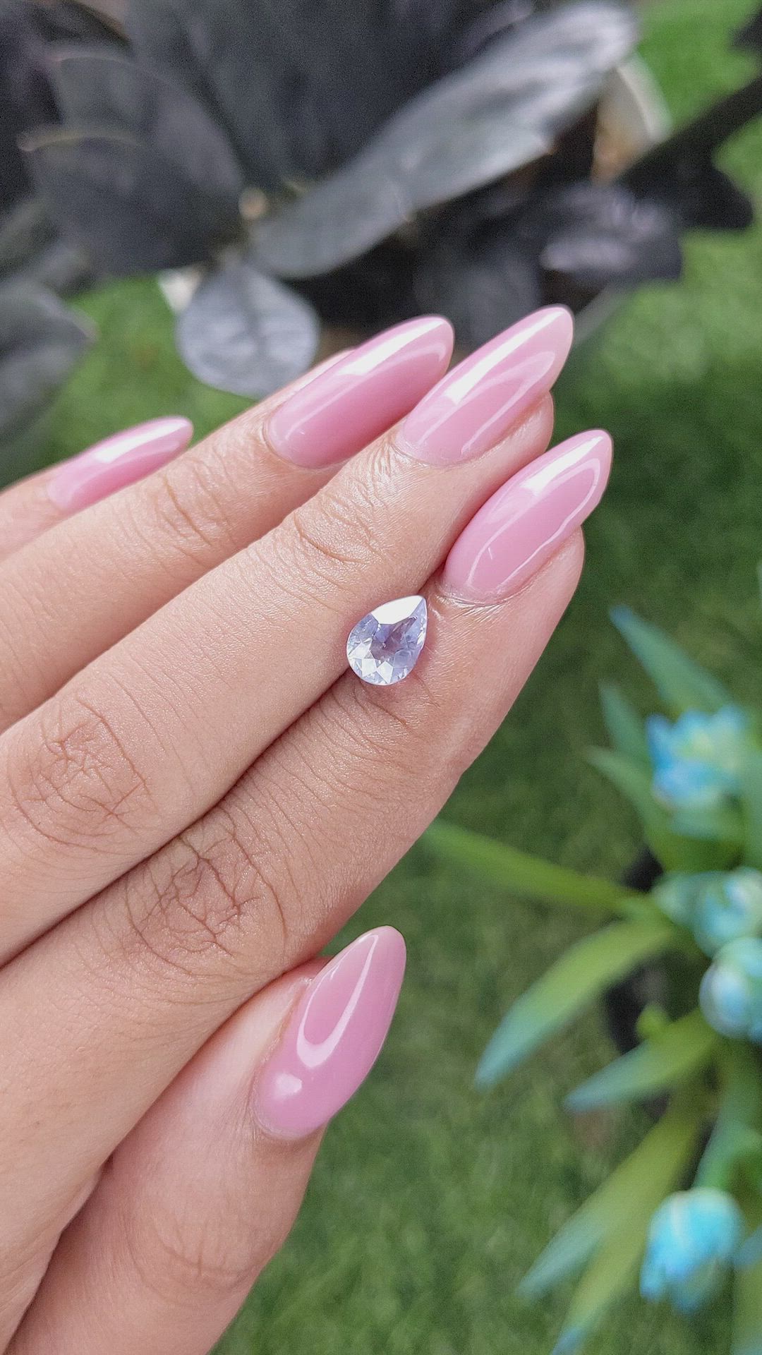 1.68 Ct. Blue Sapphire from Ceylon (Sri Lanka) Size Video