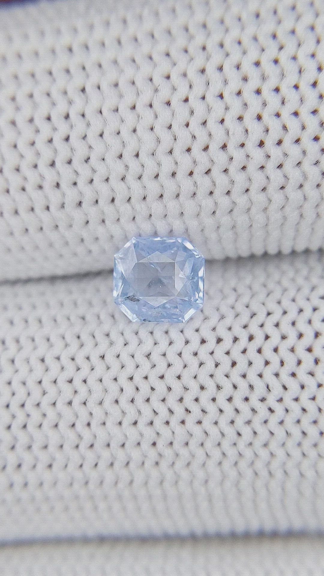 0.89 Ct. Blue Sapphire from Ceylon (Sri Lanka) Size Video