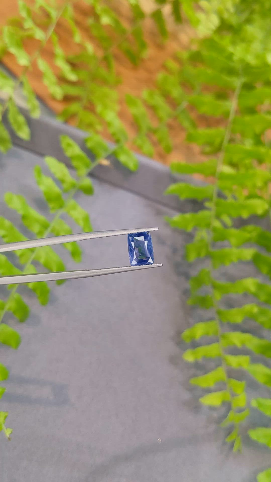 2.22 Ct. Blue Sapphire from Ceylon (Sri Lanka) Size Video