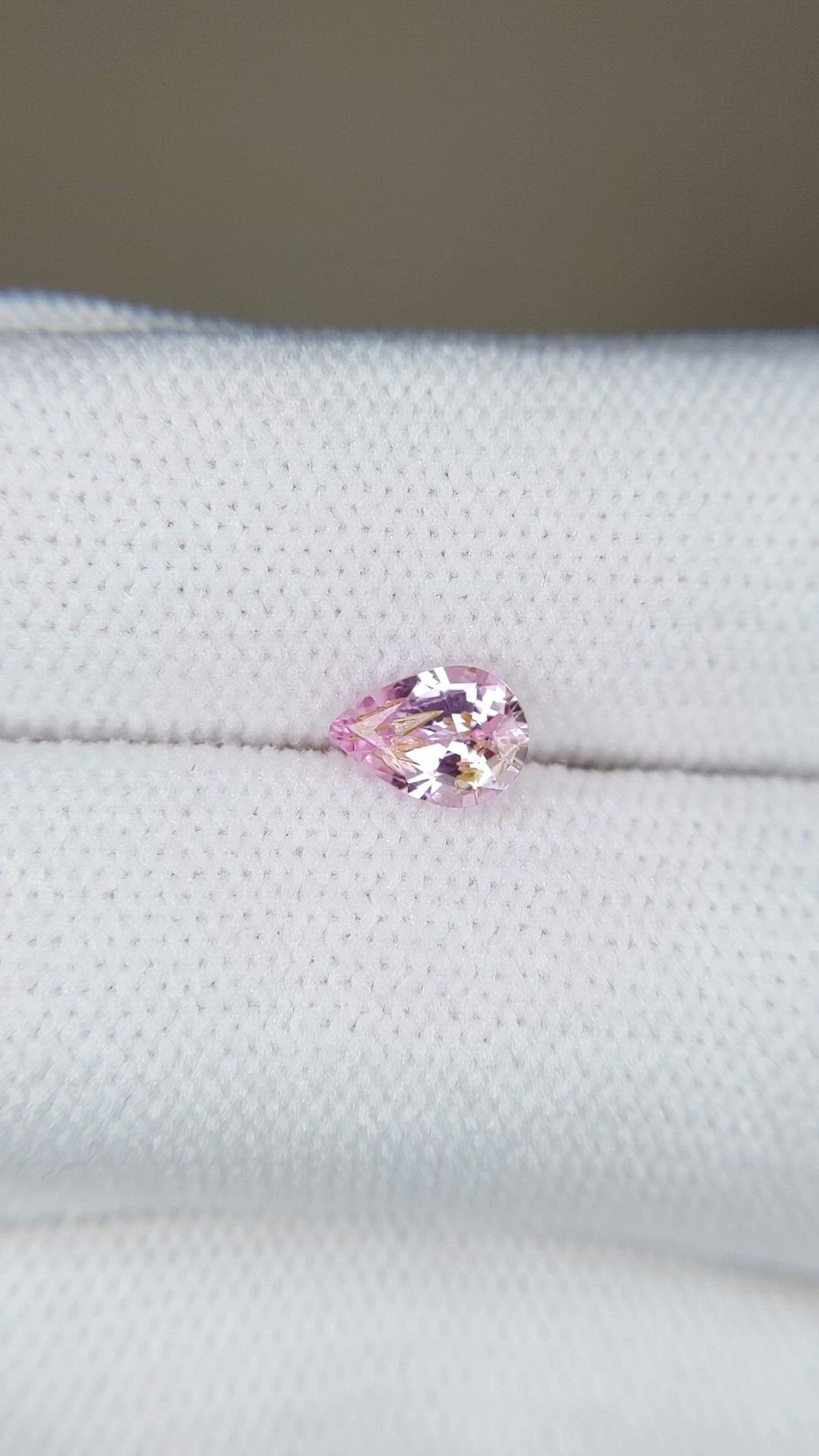 0.70 Ct. Pink Sapphire from Ceylon (Sri Lanka) Size Video