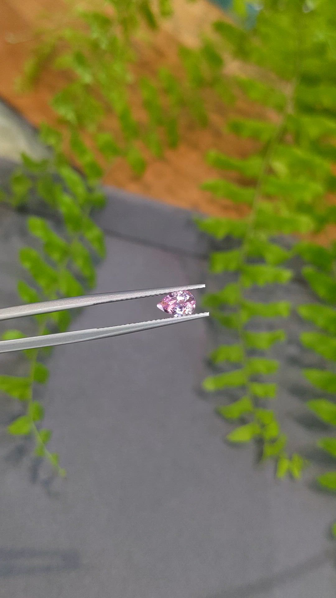0.70 Ct. Pink Sapphire from Ceylon (Sri Lanka) Size Video