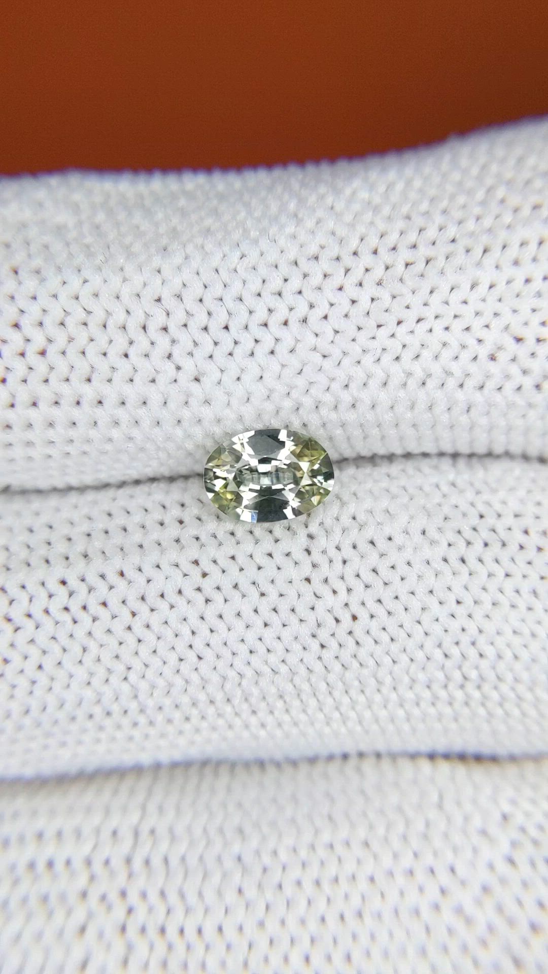 0.92 Ct. Bluish Green Sapphire from Ceylon (Sri Lanka) Size Video