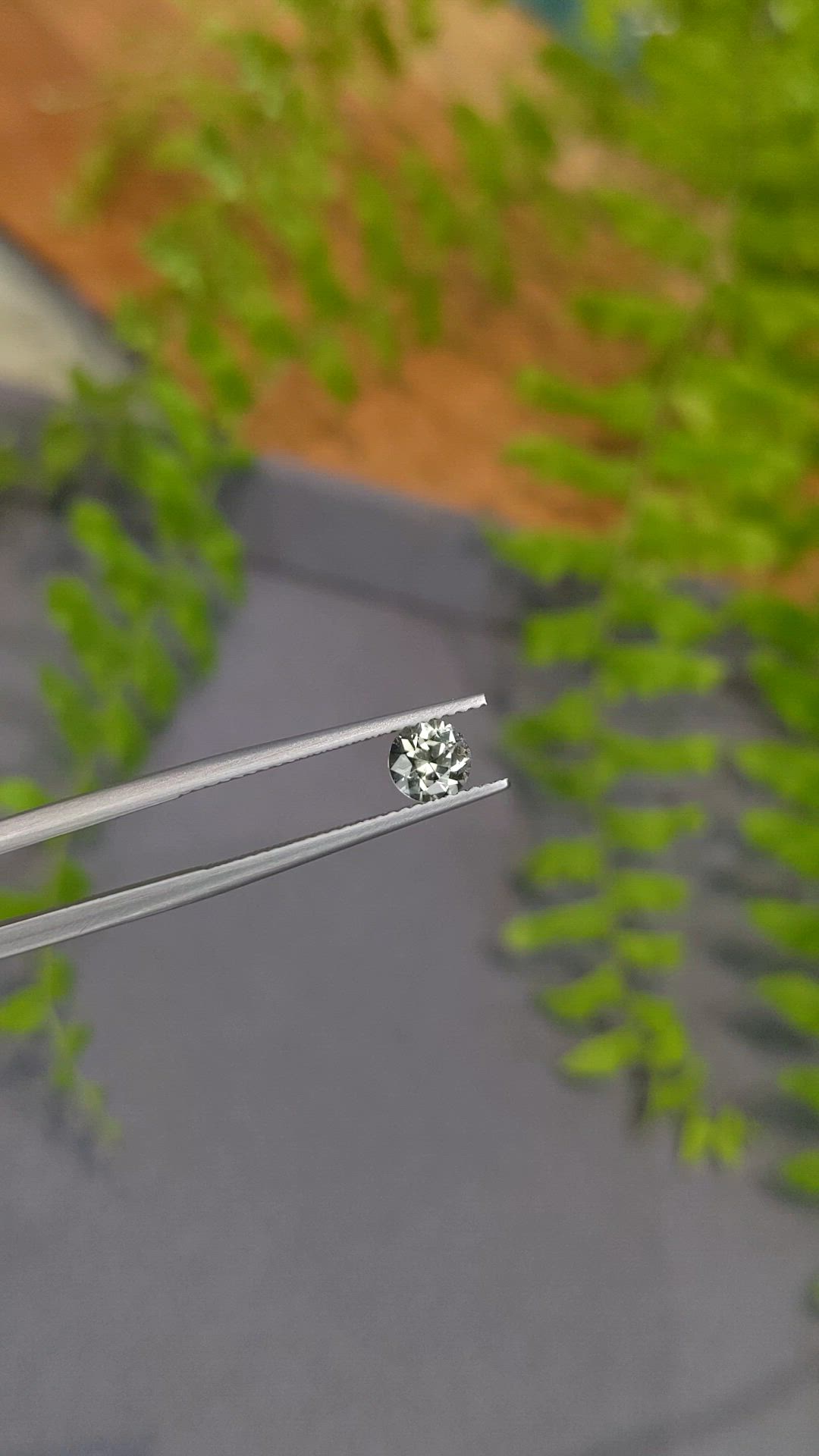 0.76 Ct. Yellowish Green Sapphire from Ceylon (Sri Lanka) Size Video