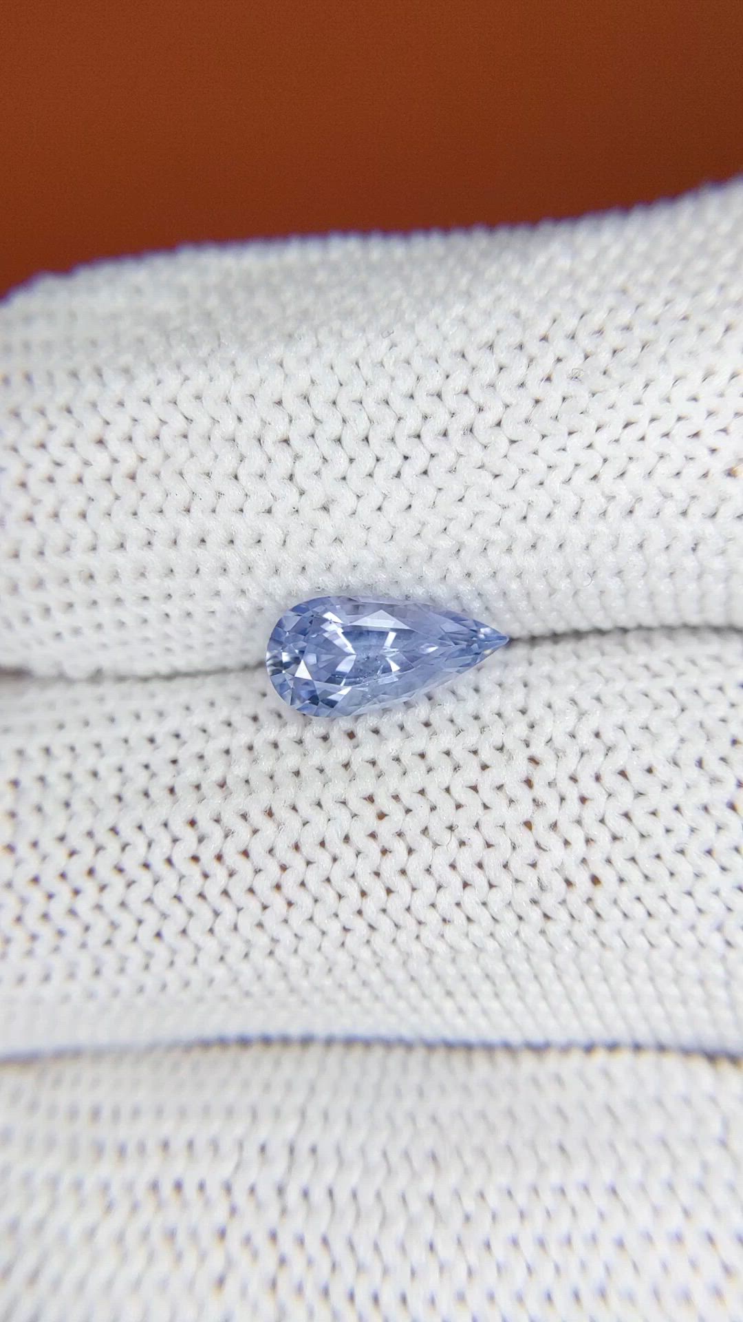 1.38 Ct. Blue Sapphire from Ceylon (Sri Lanka) Size Video