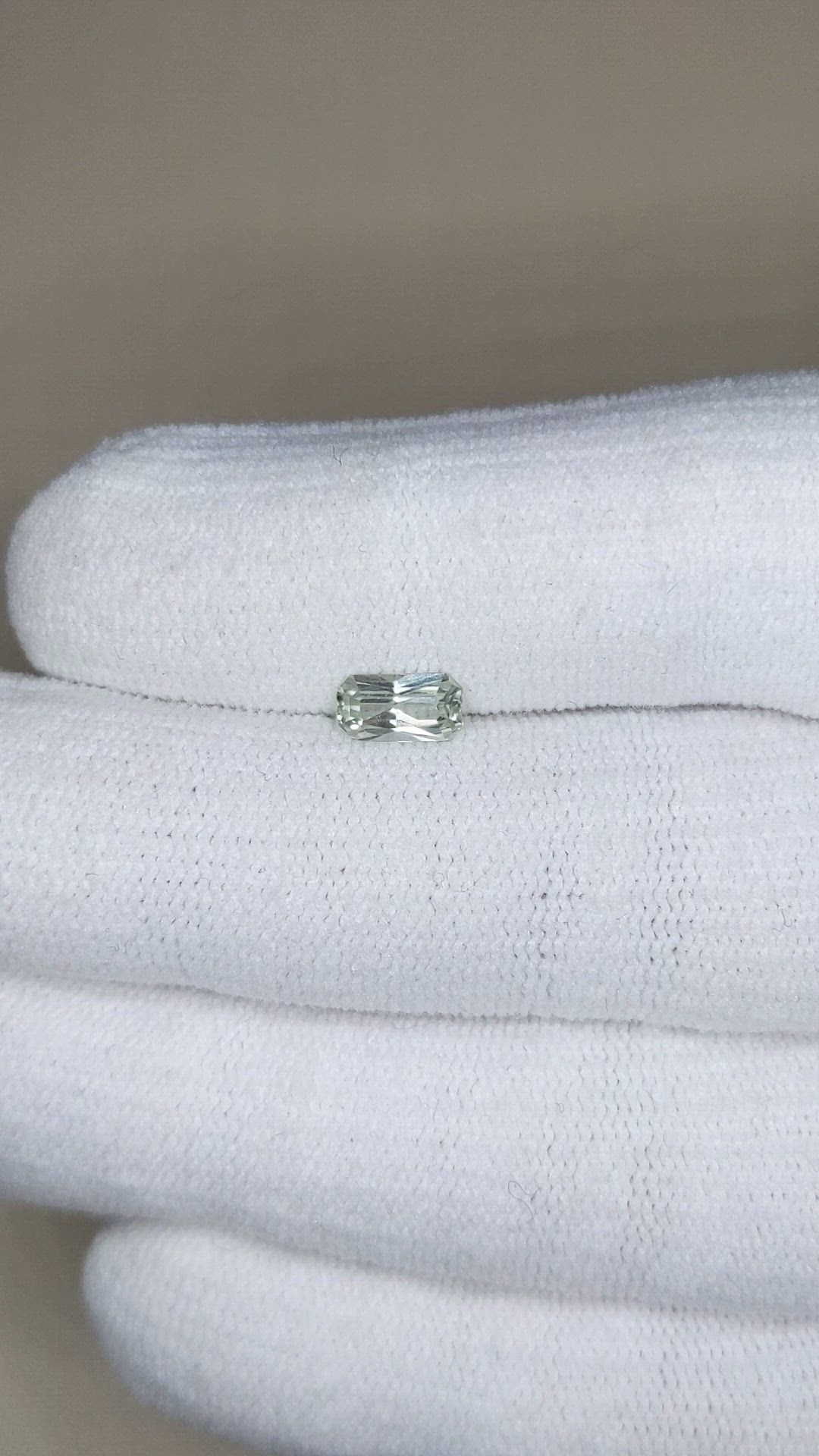 0.83 Ct. Yellow Sapphire from Ceylon (Sri Lanka) Size Video