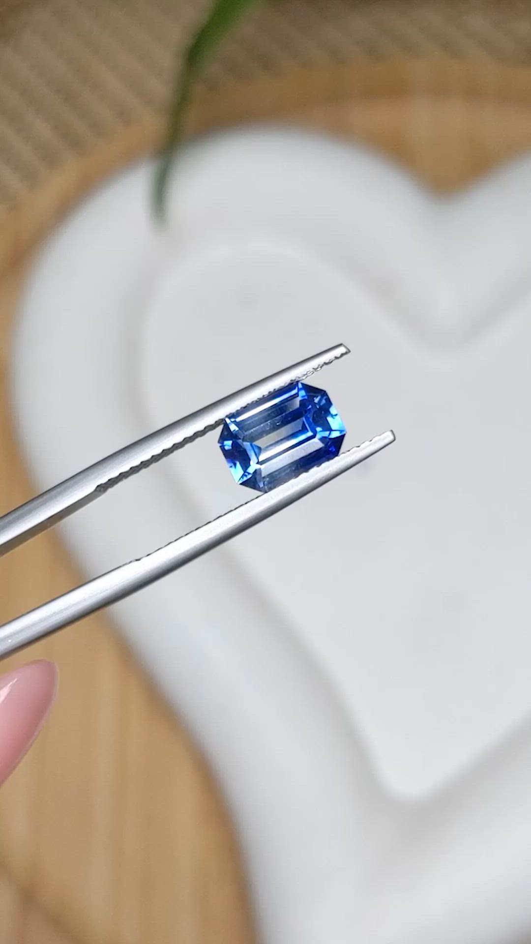 1.98 Ct. Blue Sapphire from Ceylon (Sri Lanka) Size Video