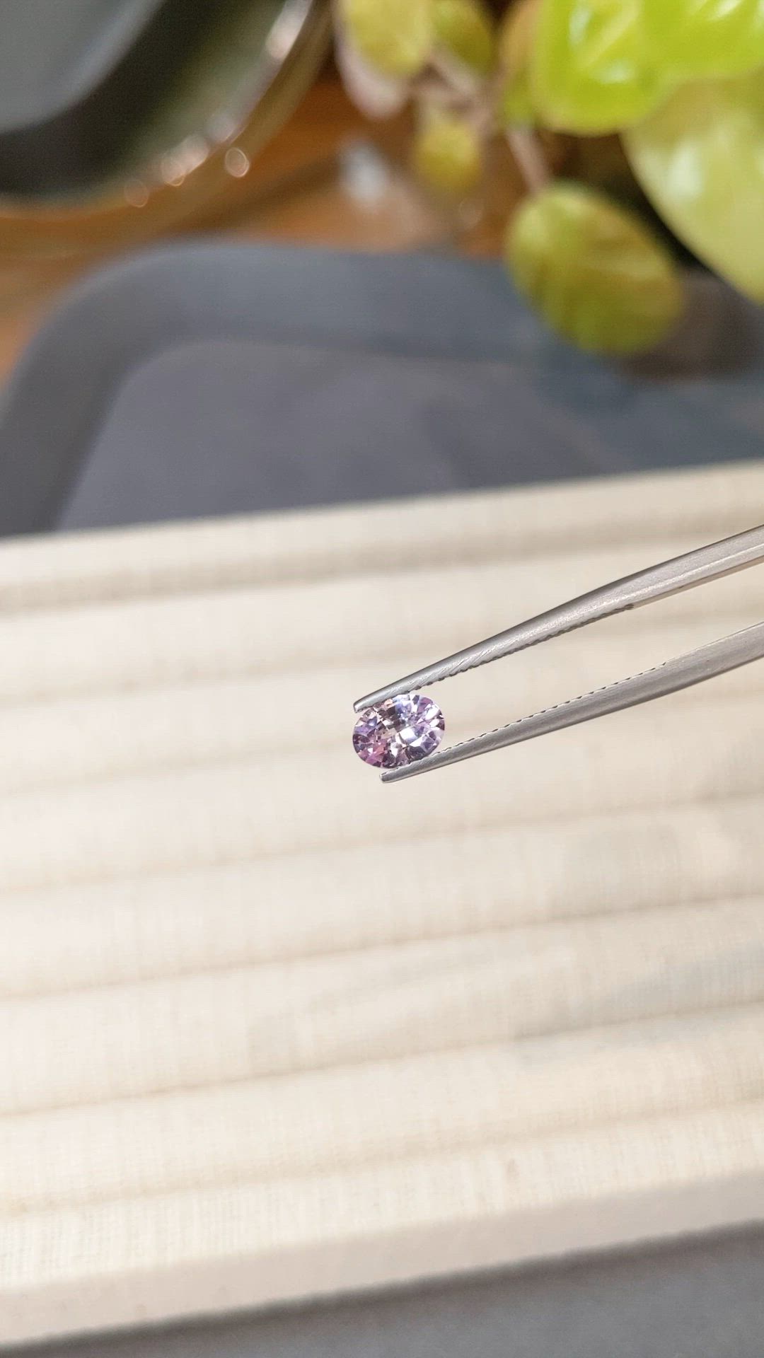 0.75 Ct. Pink Sapphire from Ceylon (Sri Lanka) Size Video
