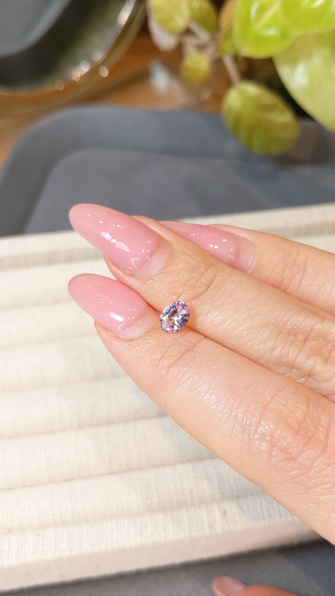 0.75 Ct. Pink Sapphire from Ceylon (Sri Lanka) Size Video