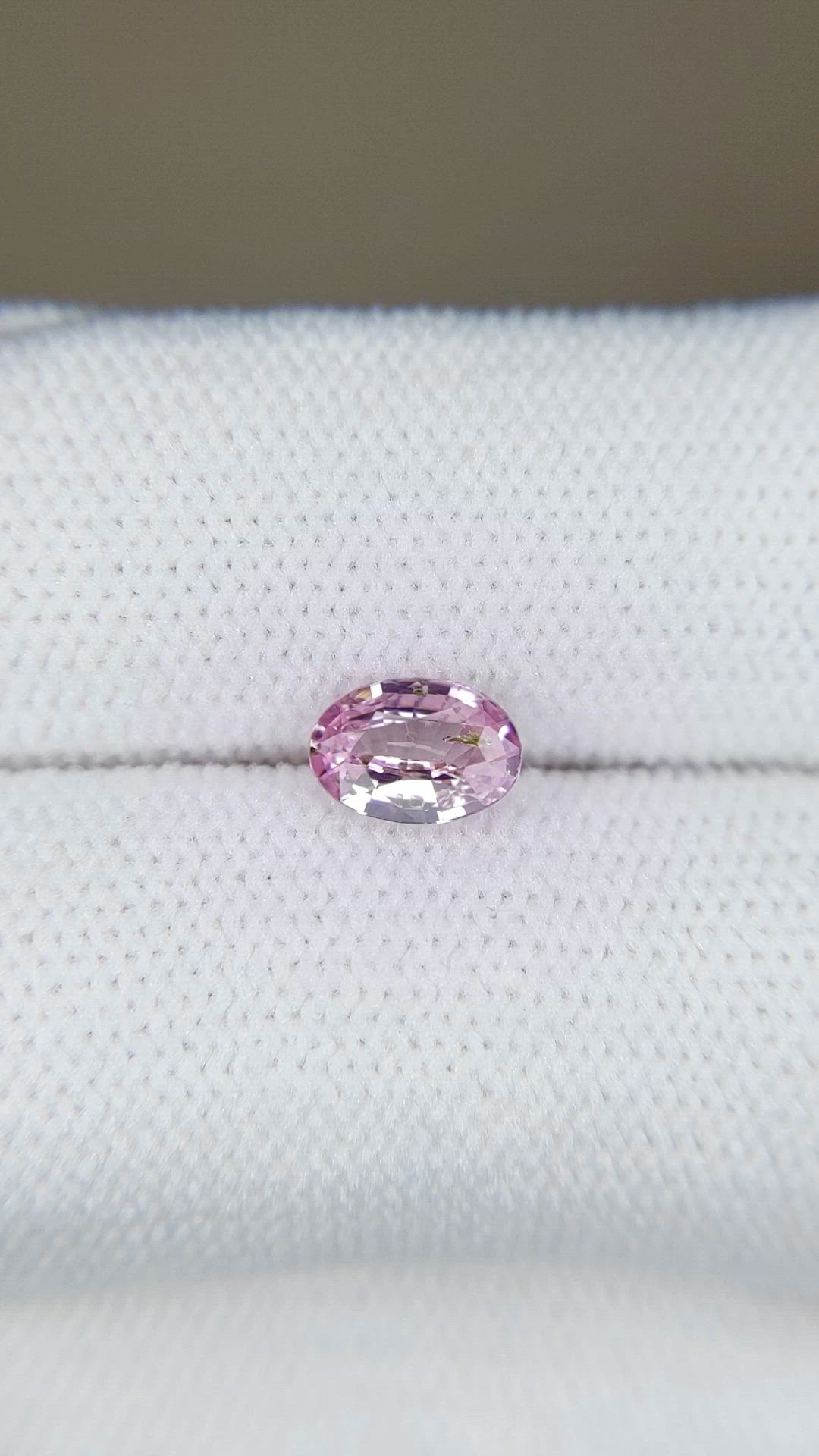 0.70 Ct. Pink Sapphire from Ceylon (Sri Lanka) Size Video